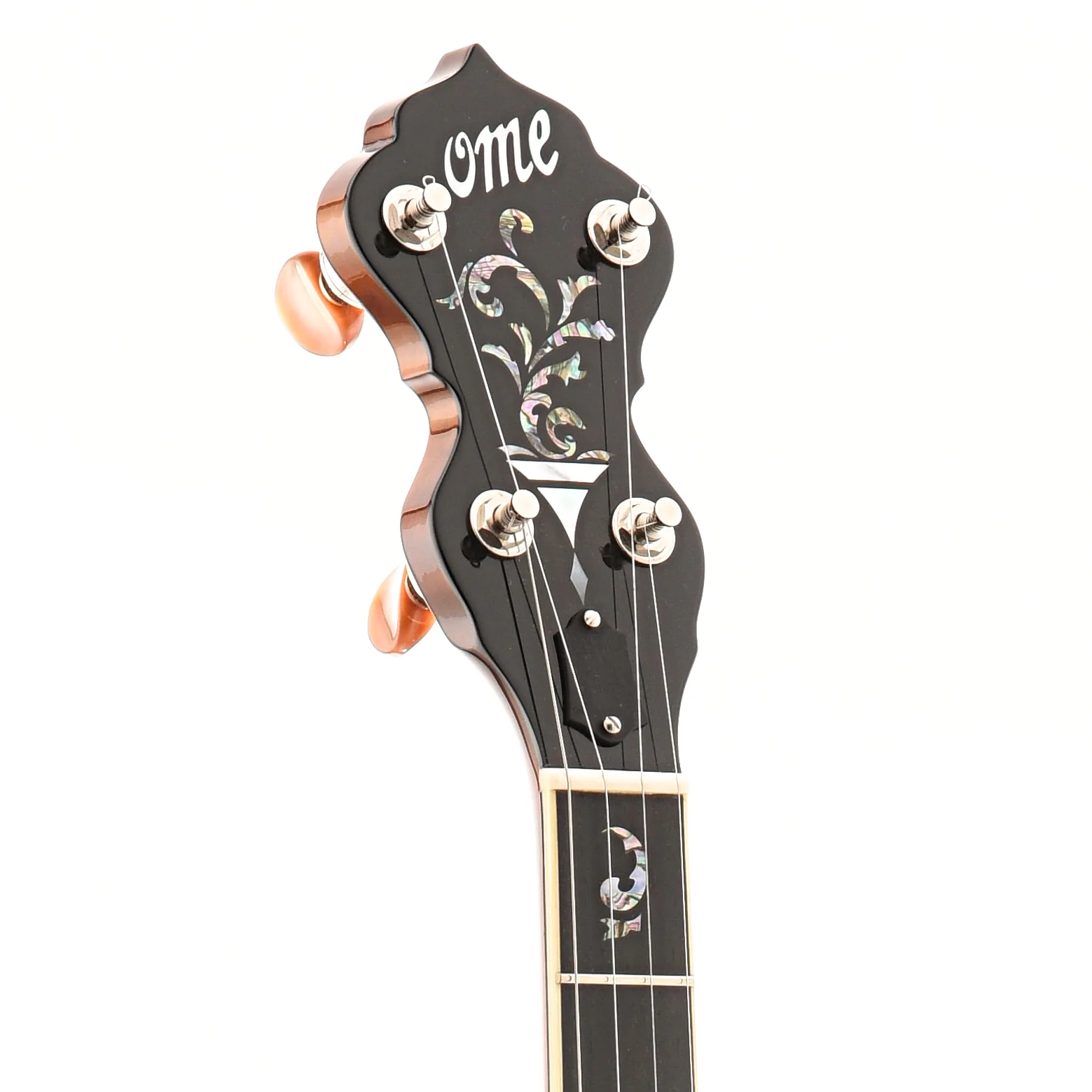 Ome Sweetgrass Openback Banjo & Case - Curly Maple - Image 6