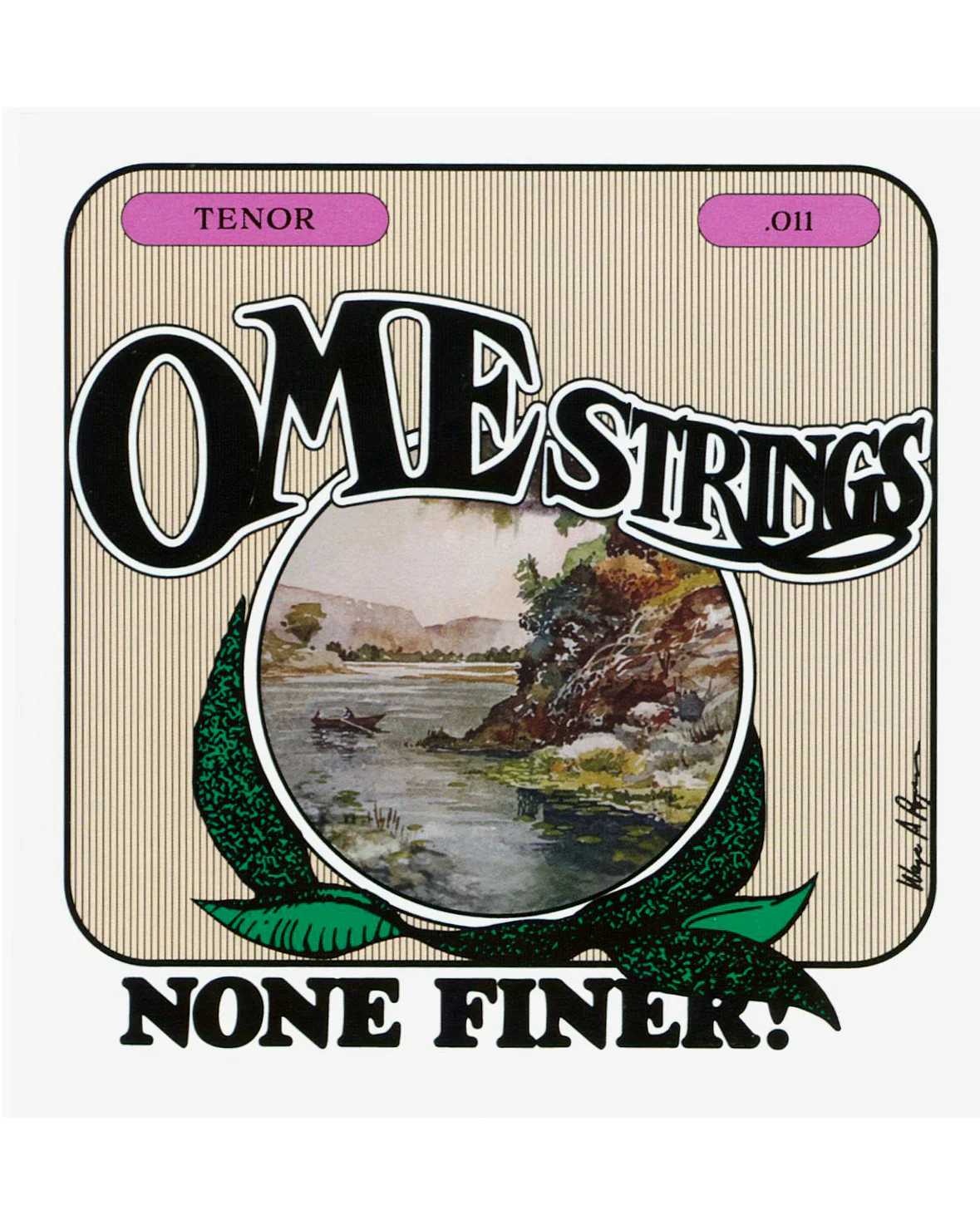 Ome Nickel Wound Tenor 4-String Banjo Set - Image 2