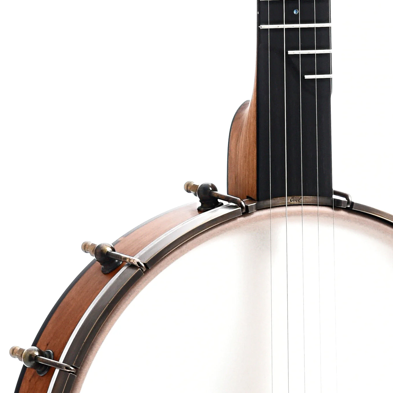 OME Tupelo 12" Openback Banjo & Case, Cherry - Image 4