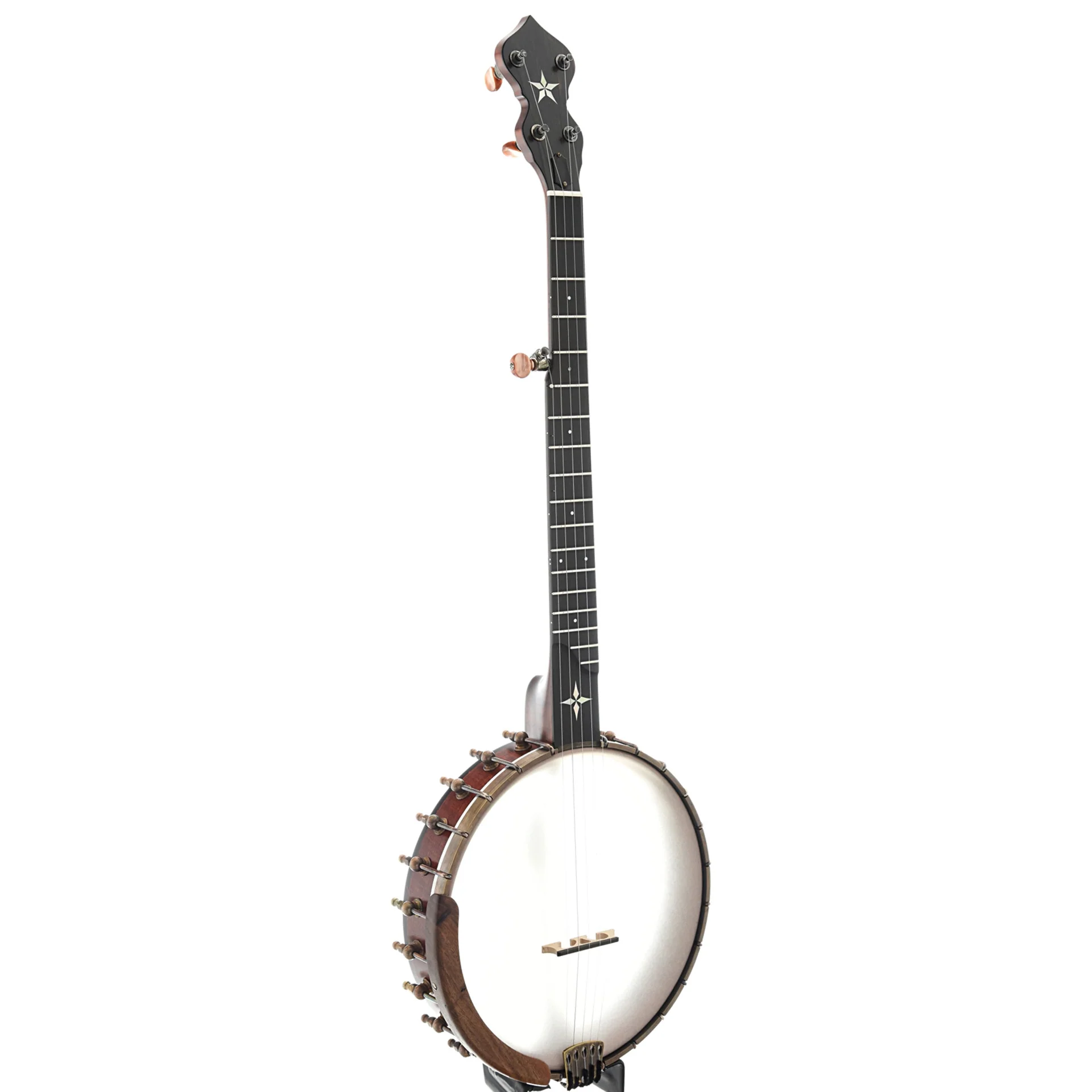 Ome Wizard 11" Openback Banjo & Case, Curly Maple