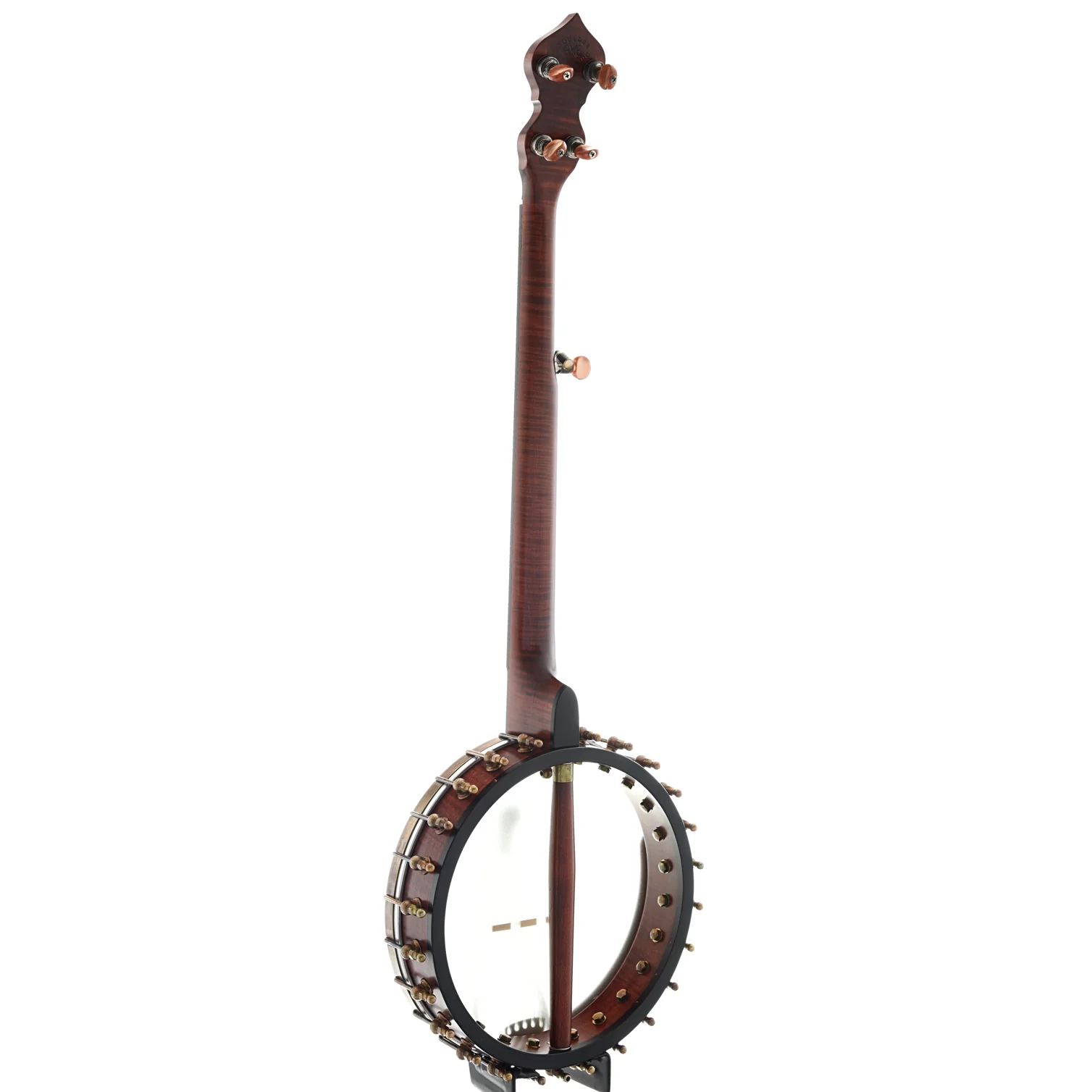 Ome Wizard 11" Openback Banjo & Case, Curly Maple - Image 11