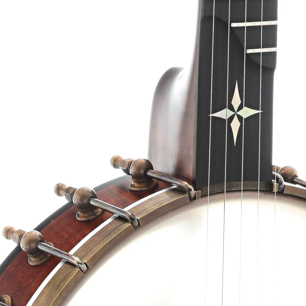 Ome Wizard 11" Openback Banjo & Case, Curly Maple - Image 4