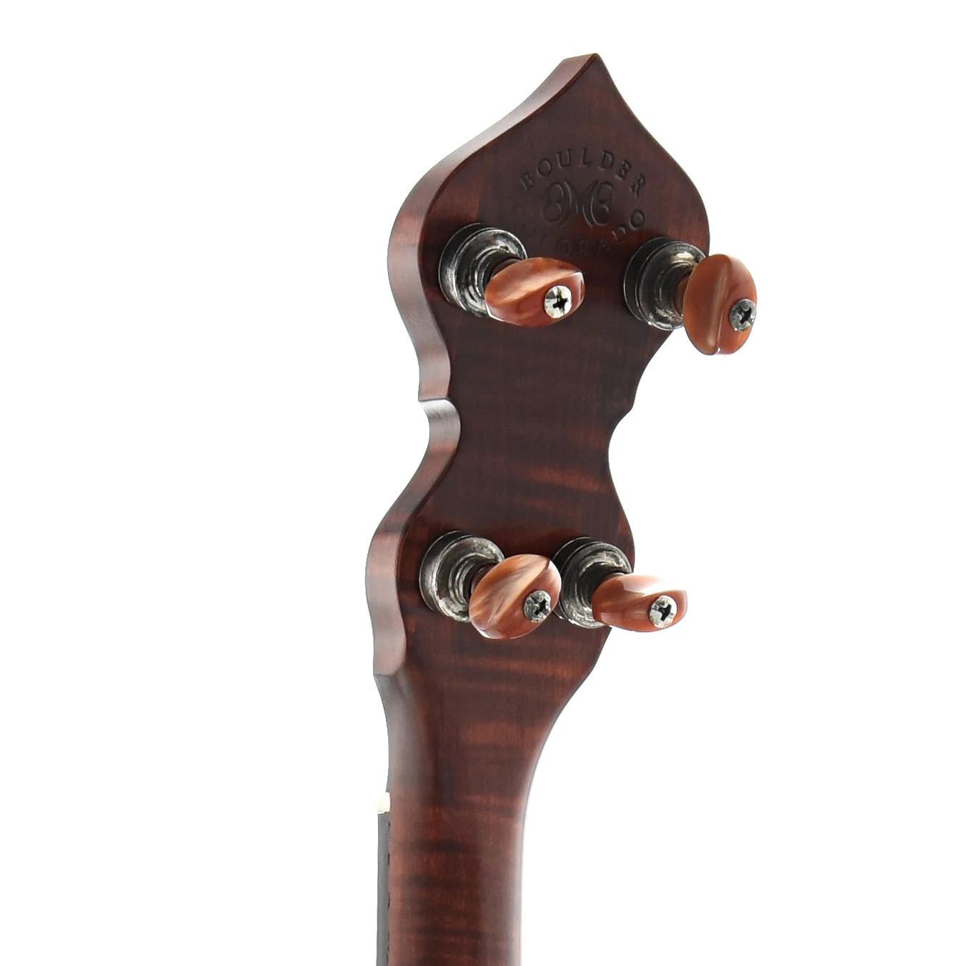 Ome Wizard 11" Openback Banjo & Case, Curly Maple - Image 7