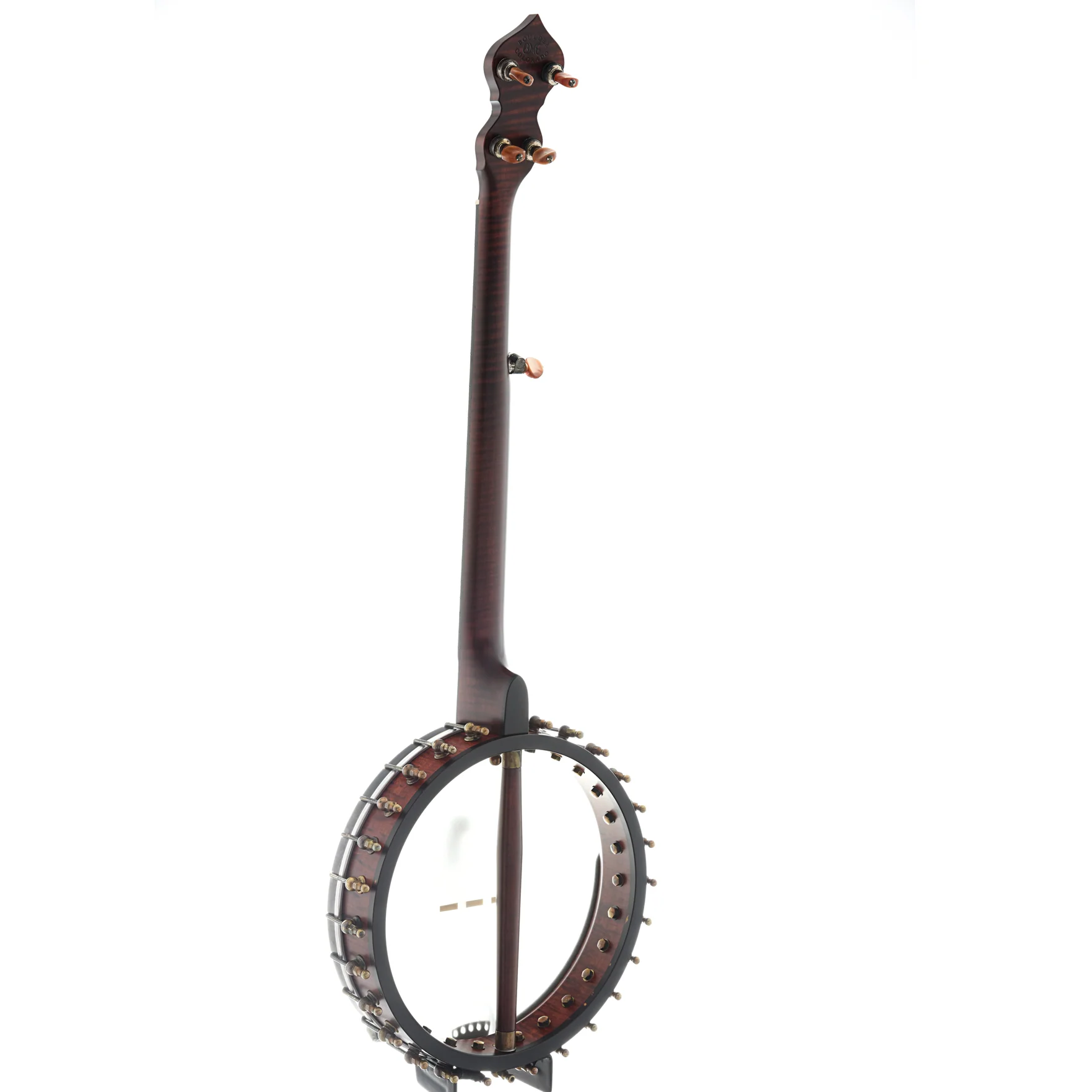 Ome Wizard 12" Openback Banjo & Case, Curly Maple - Image 10