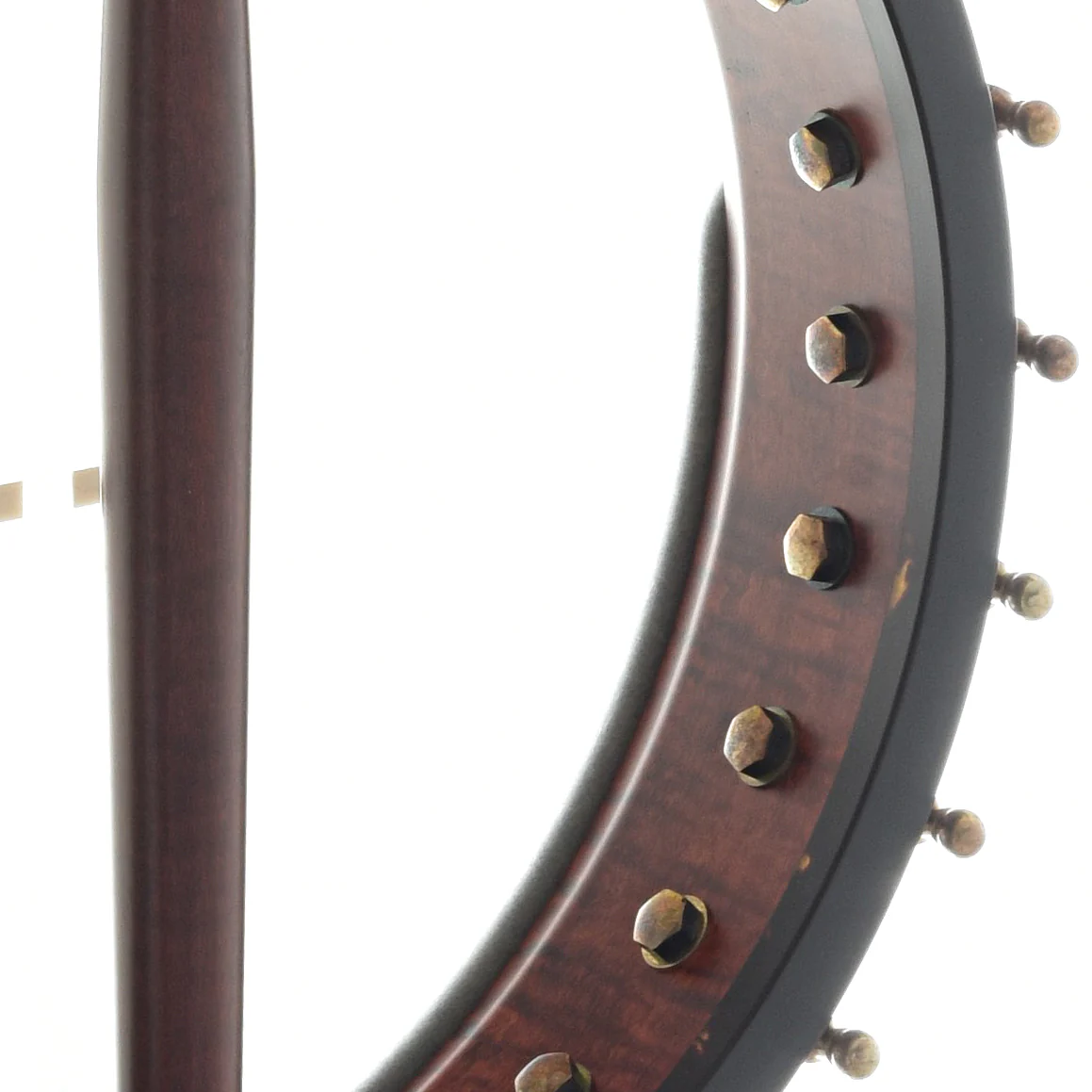 Ome Wizard 12" Openback Banjo & Case, Curly Maple - Image 11