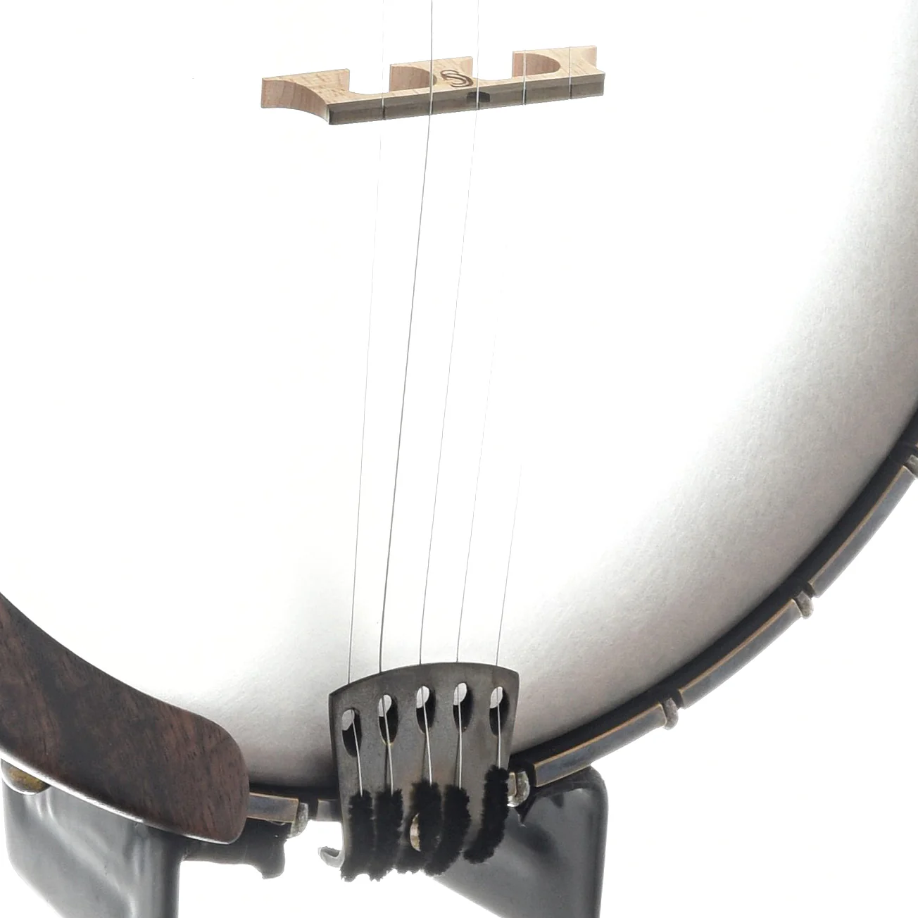 Ome Wizard 12" Openback Banjo & Case, Curly Maple - Image 3