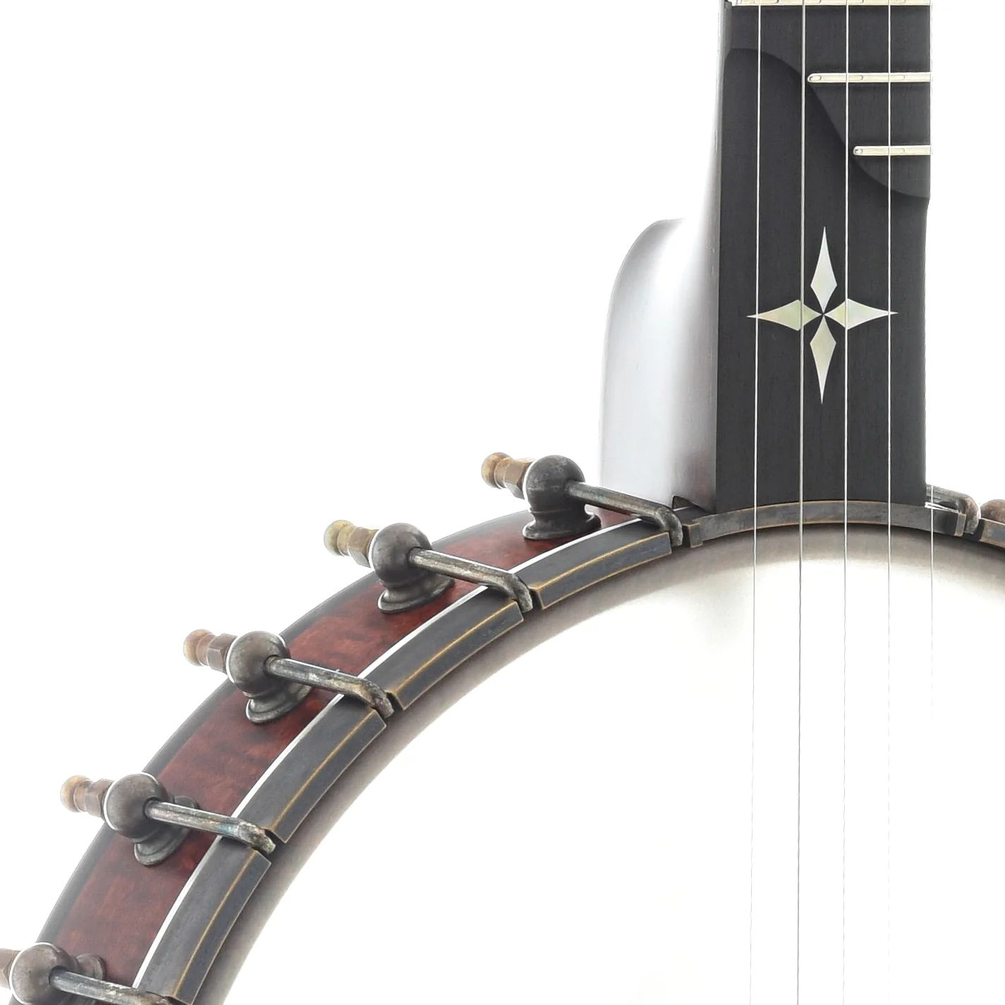 Ome Wizard 12" Openback Banjo & Case, Curly Maple - Image 4