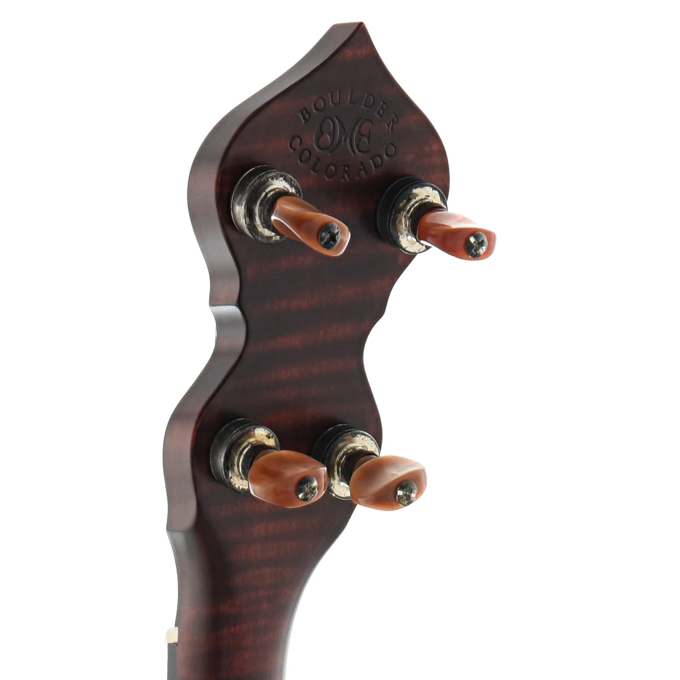 Ome Wizard 12" Openback Banjo & Case, Curly Maple - Image 7