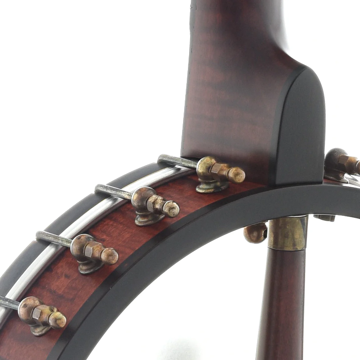 Ome Wizard 12" Openback Banjo & Case, Curly Maple - Image 8