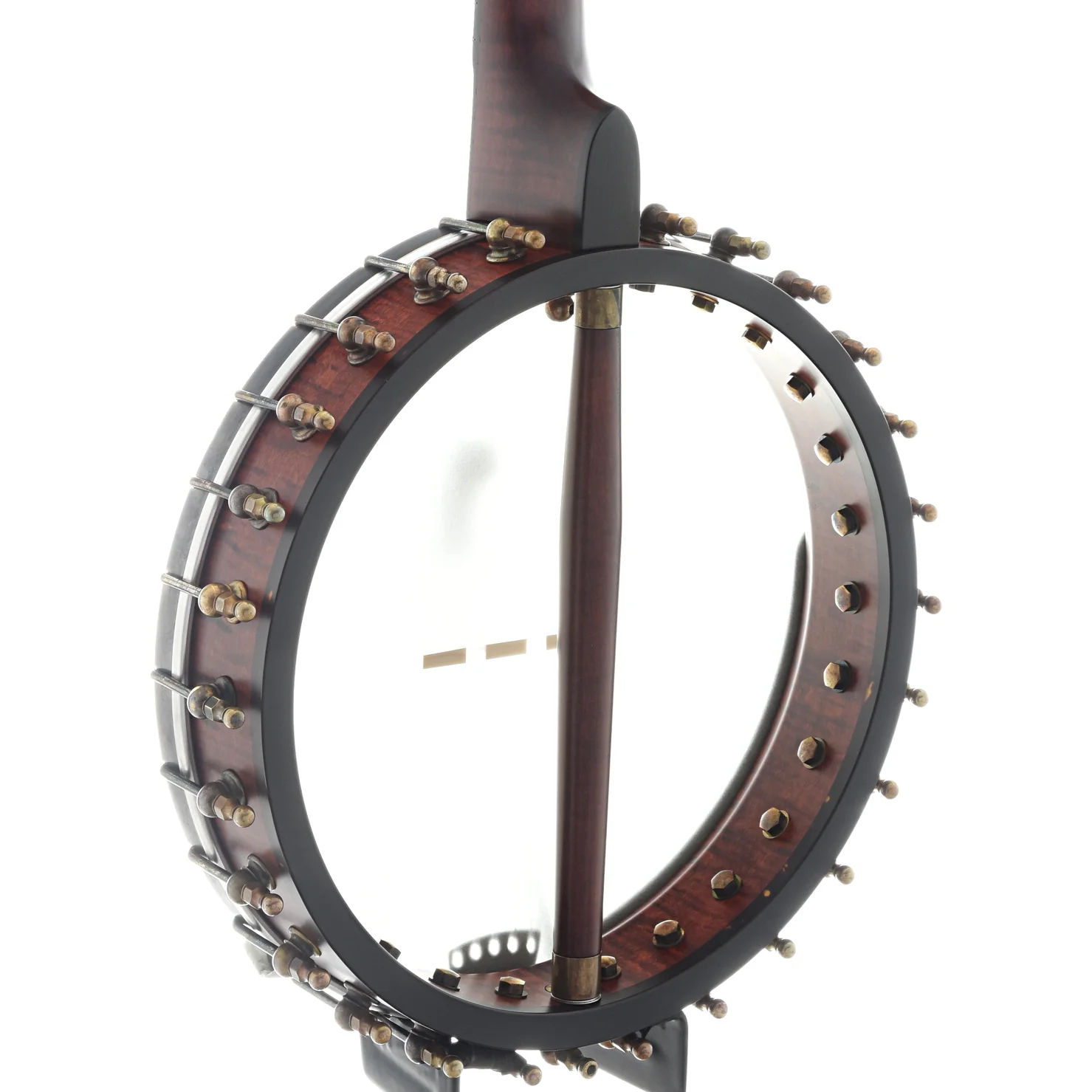 Ome Wizard 12" Openback Banjo & Case, Curly Maple - Image 9
