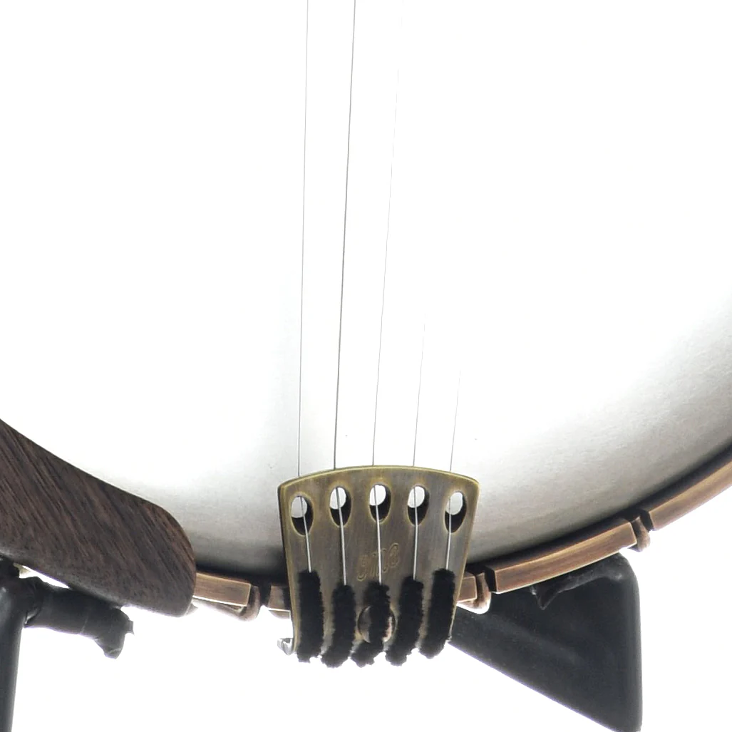 Ome Wizard 12" Openback Banjo & Case, Walnut - Image 3