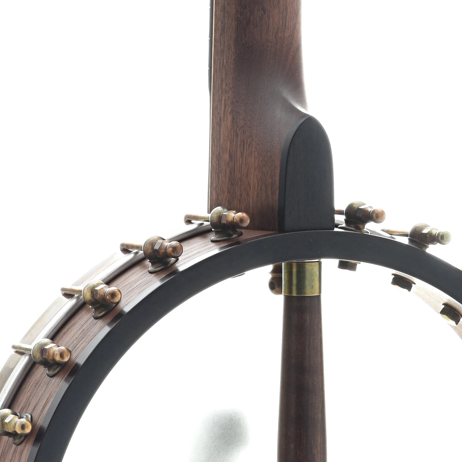 Ome Wizard 12" Openback Banjo & Case, Walnut - Image 7
