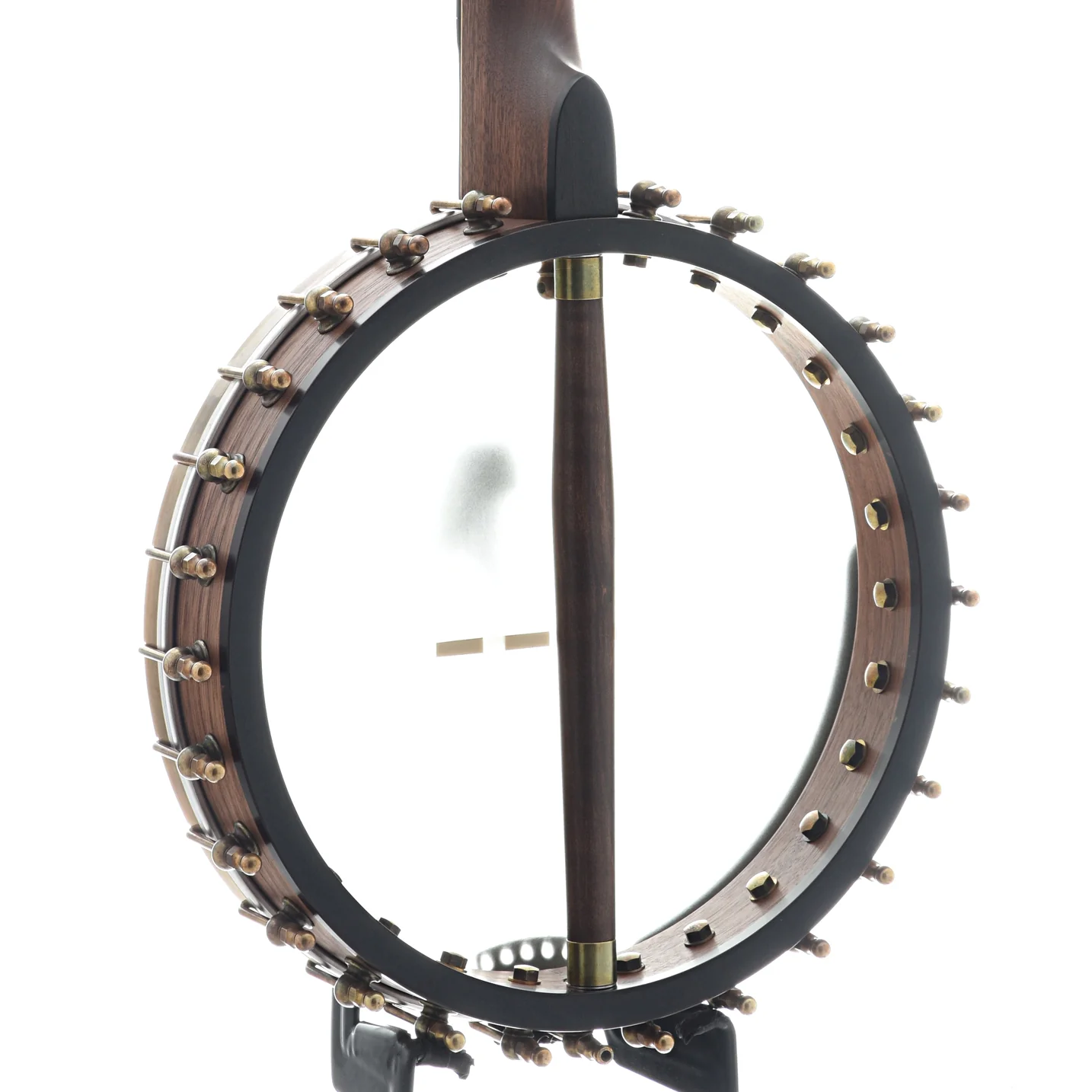Ome Wizard 12" Openback Banjo & Case, Walnut - Image 9