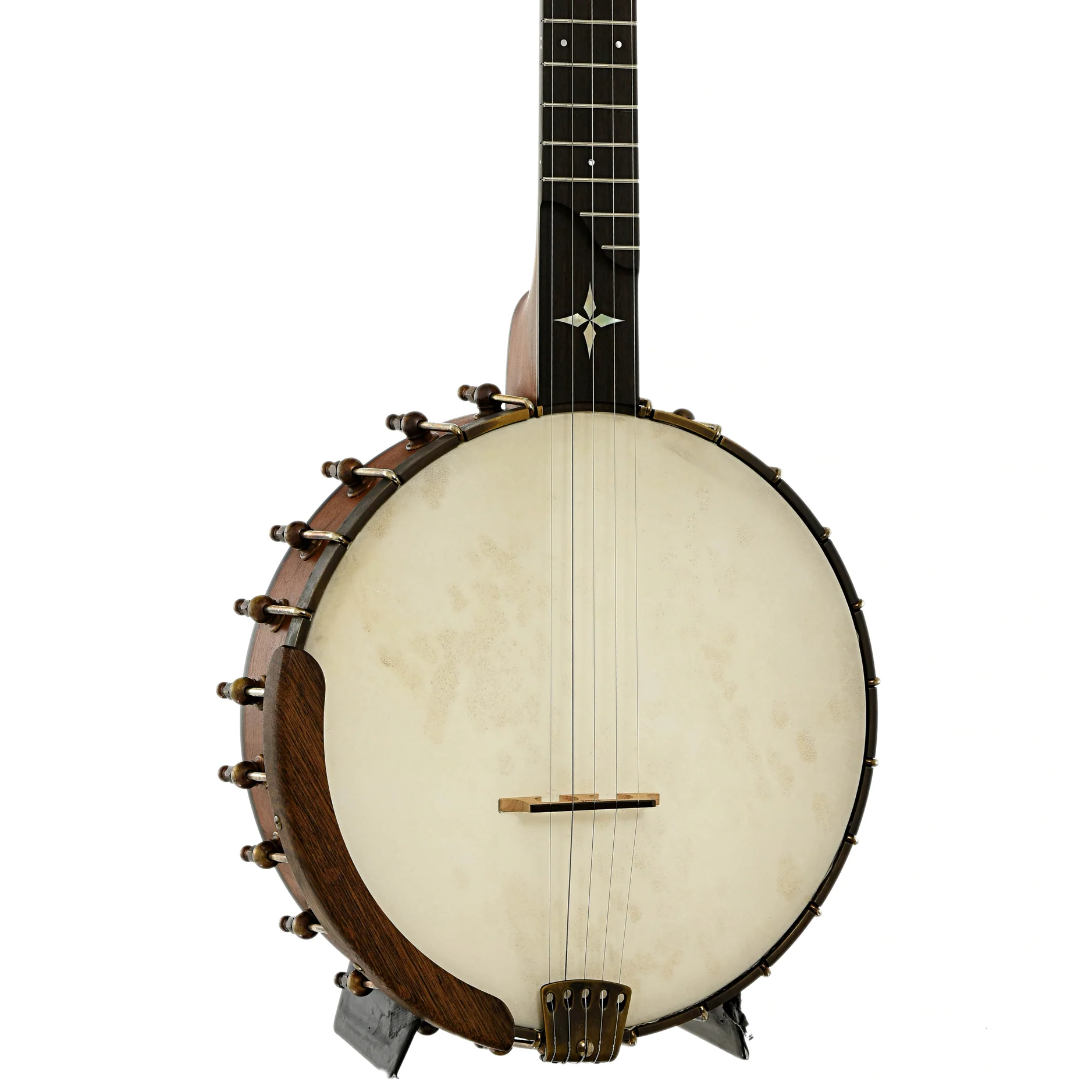 Ome Wizard Cherry 11" Open Back Banjo (c.2021) - Image 2