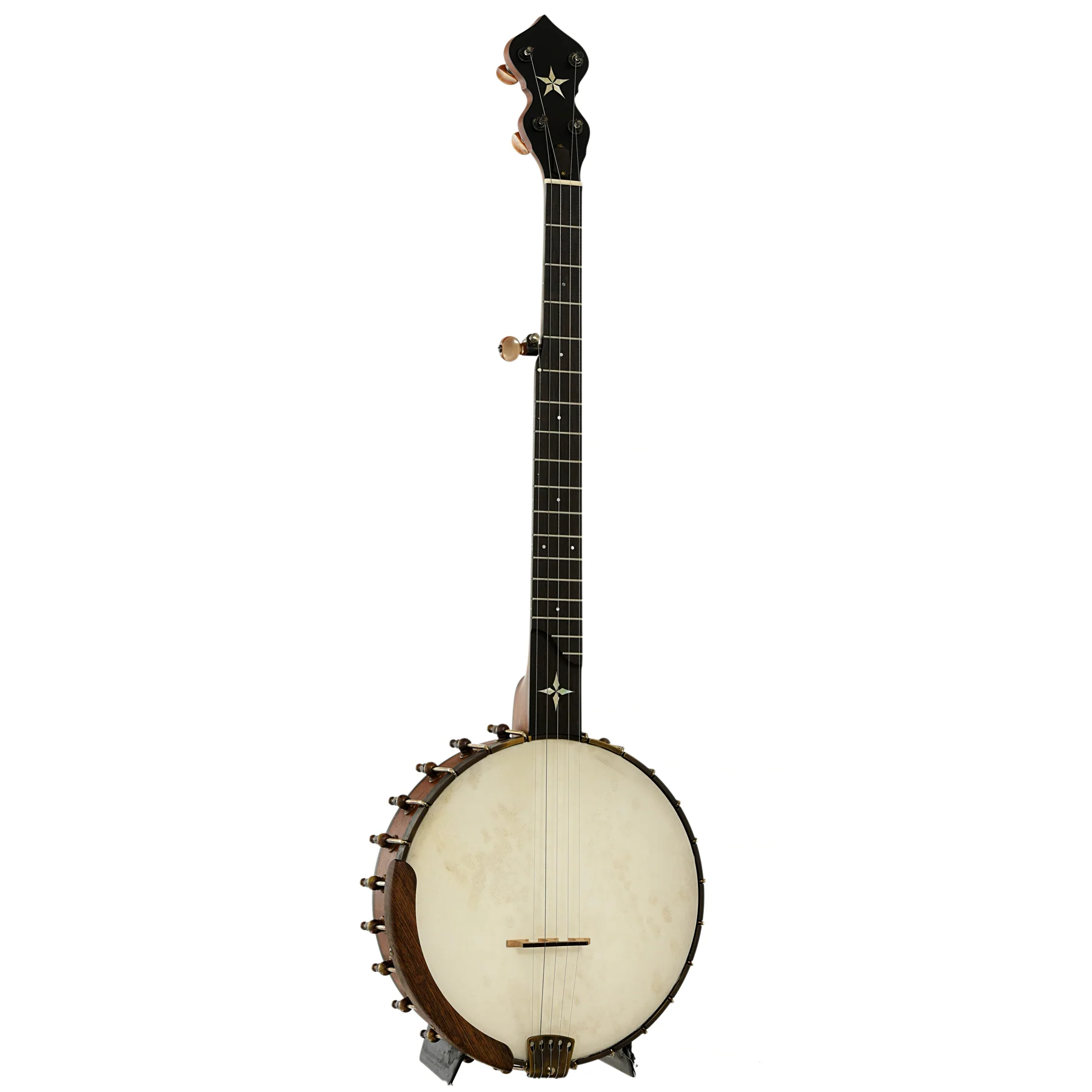 Ome Wizard Cherry 11" Open Back Banjo (c.2021) - Image 3
