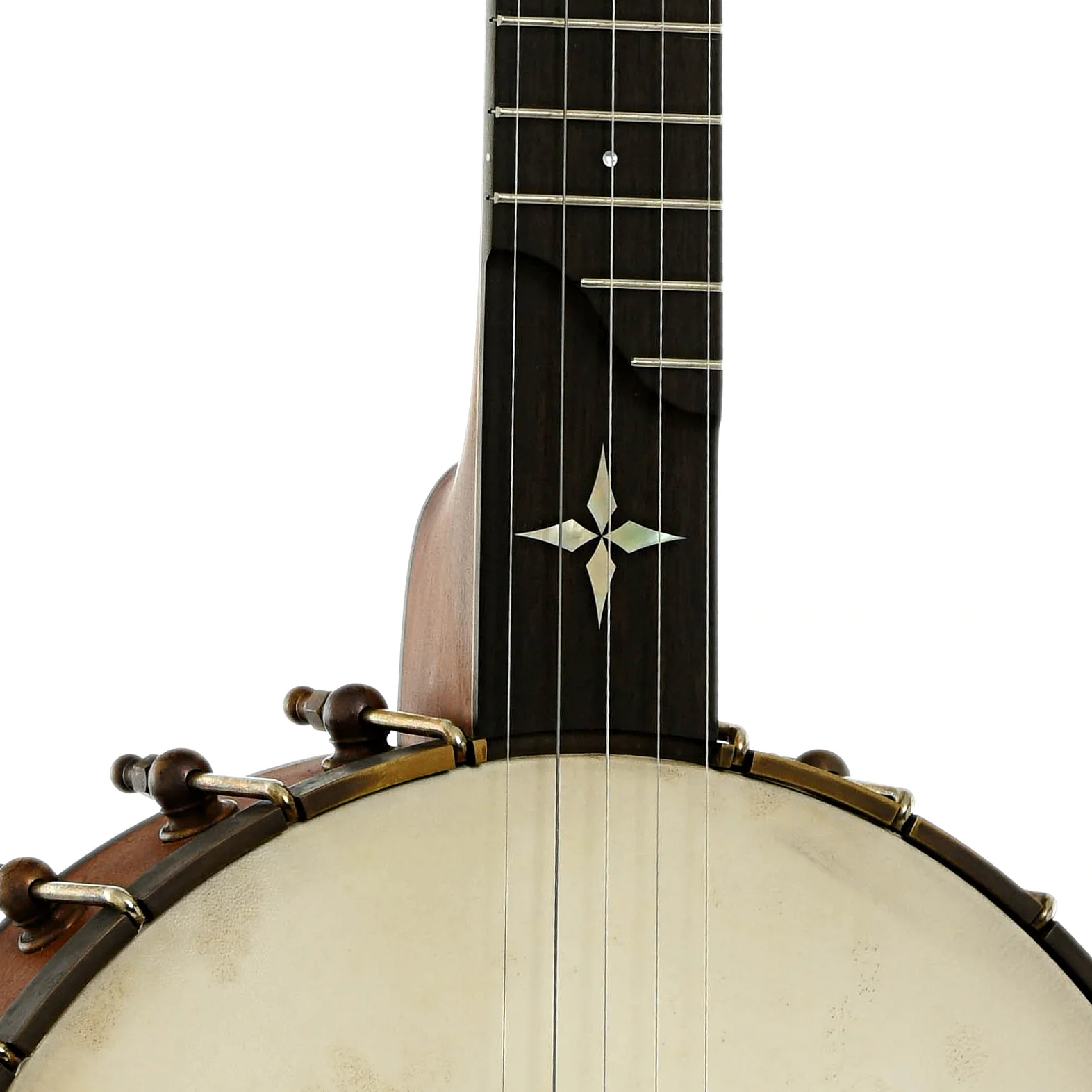 Ome Wizard Cherry 11" Open Back Banjo (c.2021) - Image 6