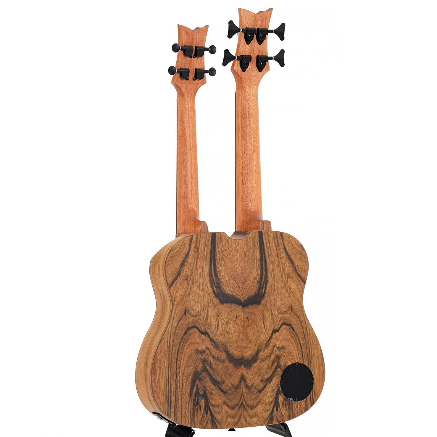 Ortega Custom-Built Series HYDRA-BSTE Tenor-size Double-Neck Bass/Ukulele - Image 10