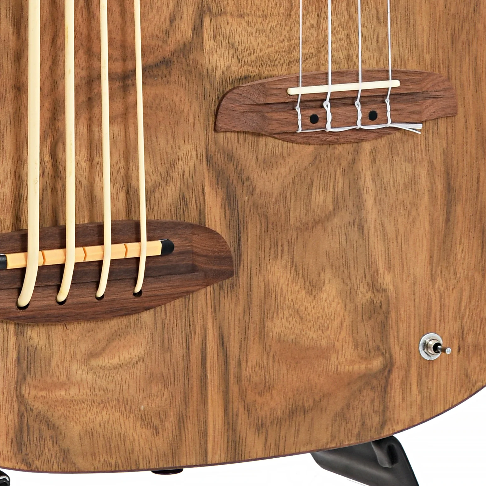 Ortega Custom-Built Series HYDRA-BSTE Tenor-size Double-Neck Bass/Ukulele - Image 4