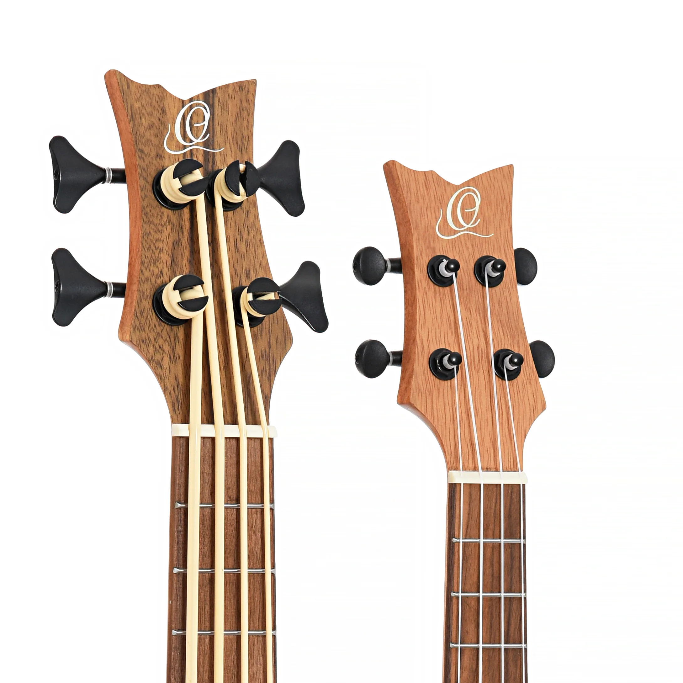 Ortega Custom-Built Series HYDRA-BSTE Tenor-size Double-Neck Bass/Ukulele - Image 6