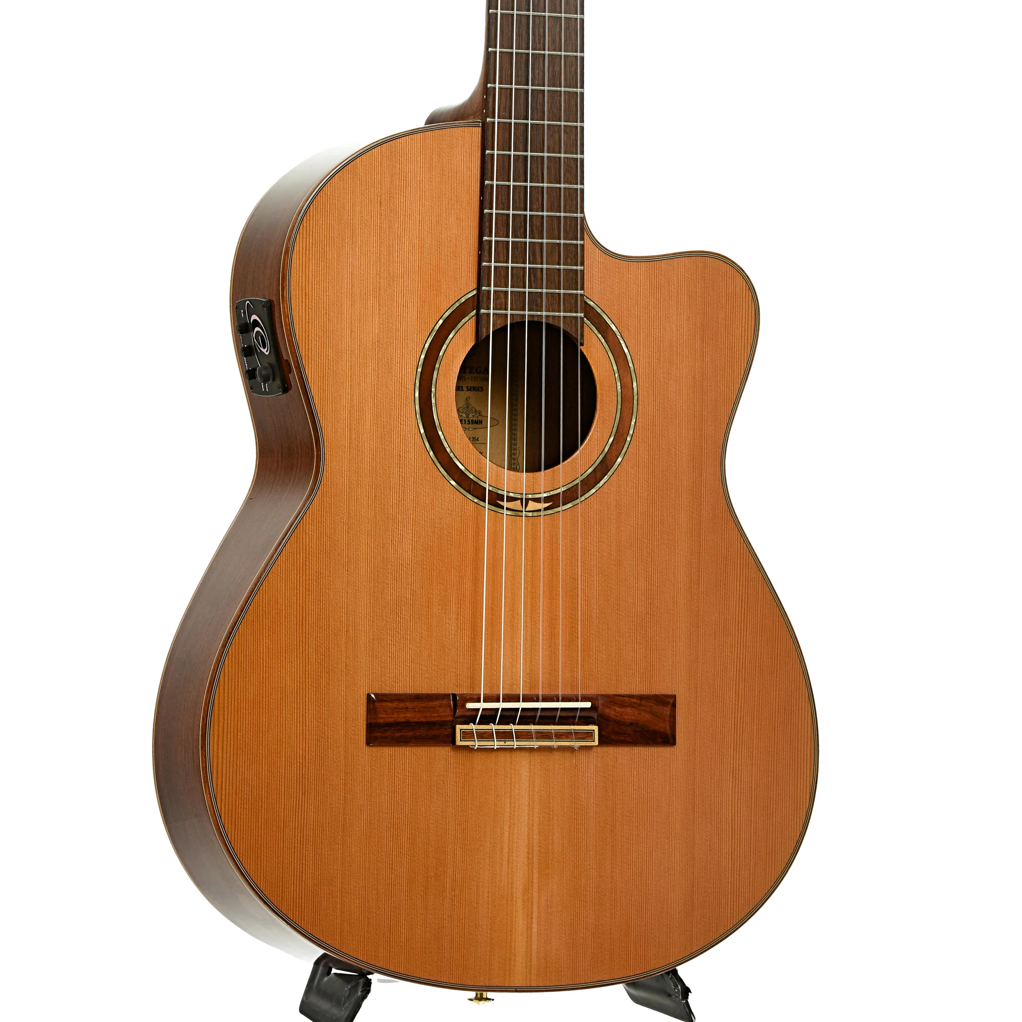Ortega RCE159MN Acoustic-Electric Classical Guitar (c. 2023) - Image 4