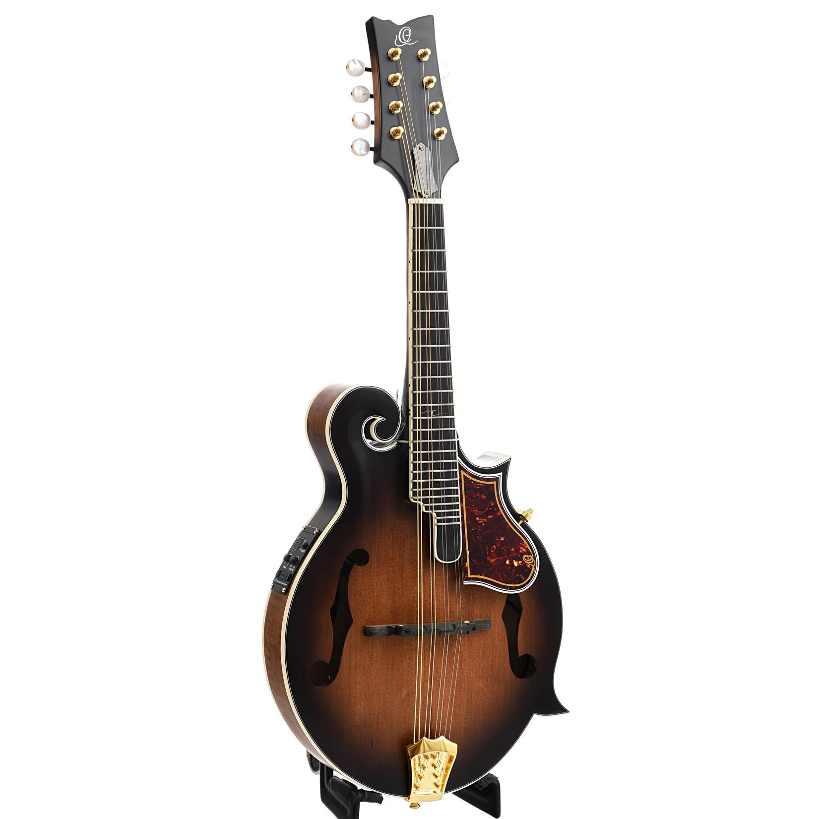 Ortega RMFE100AVO F-Model Mandolin, Distressed Finish, with Pickup - Image 3