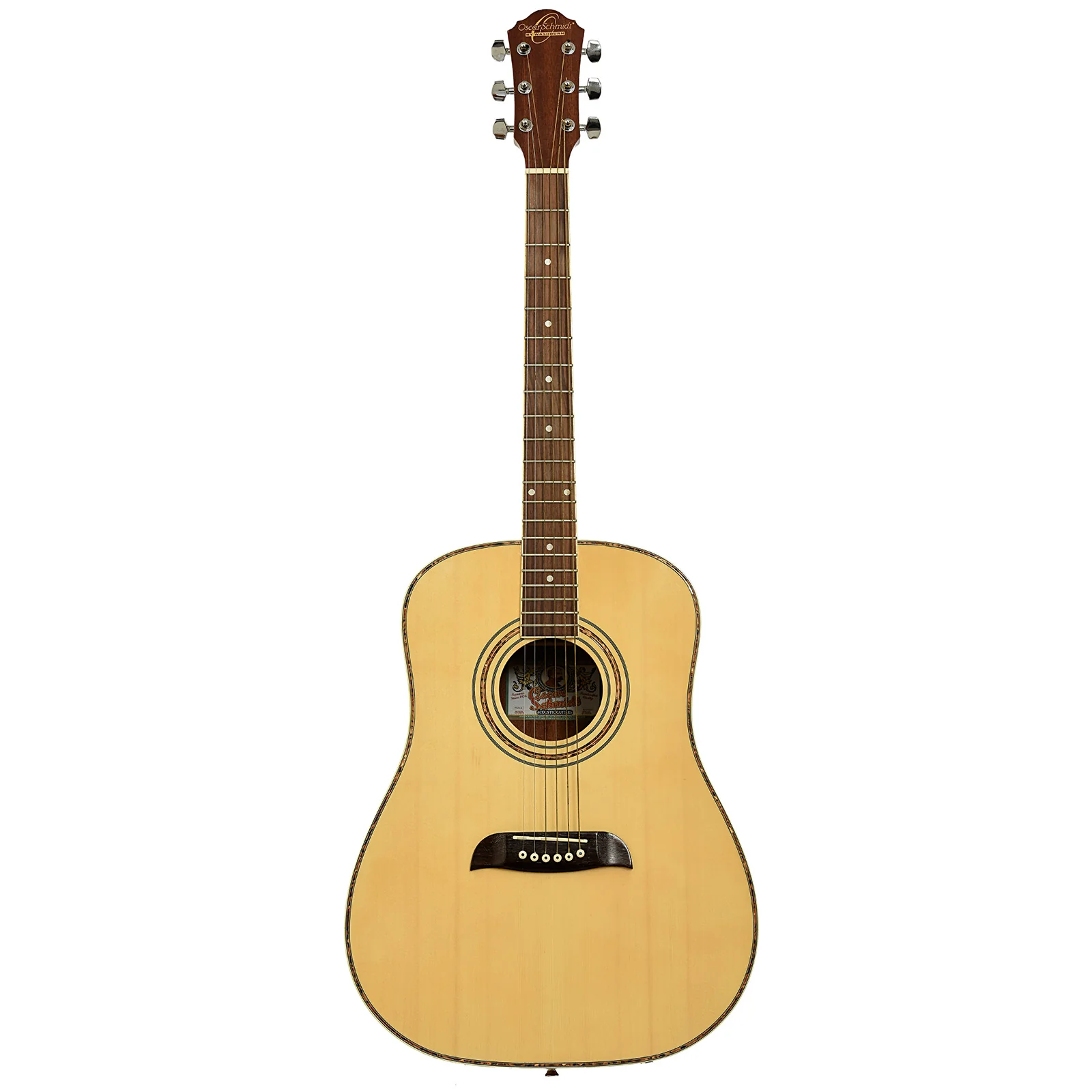 Oscar Schmidt by Washburn OG2N LH Acoustic Guitar (c.2019) - Image 14