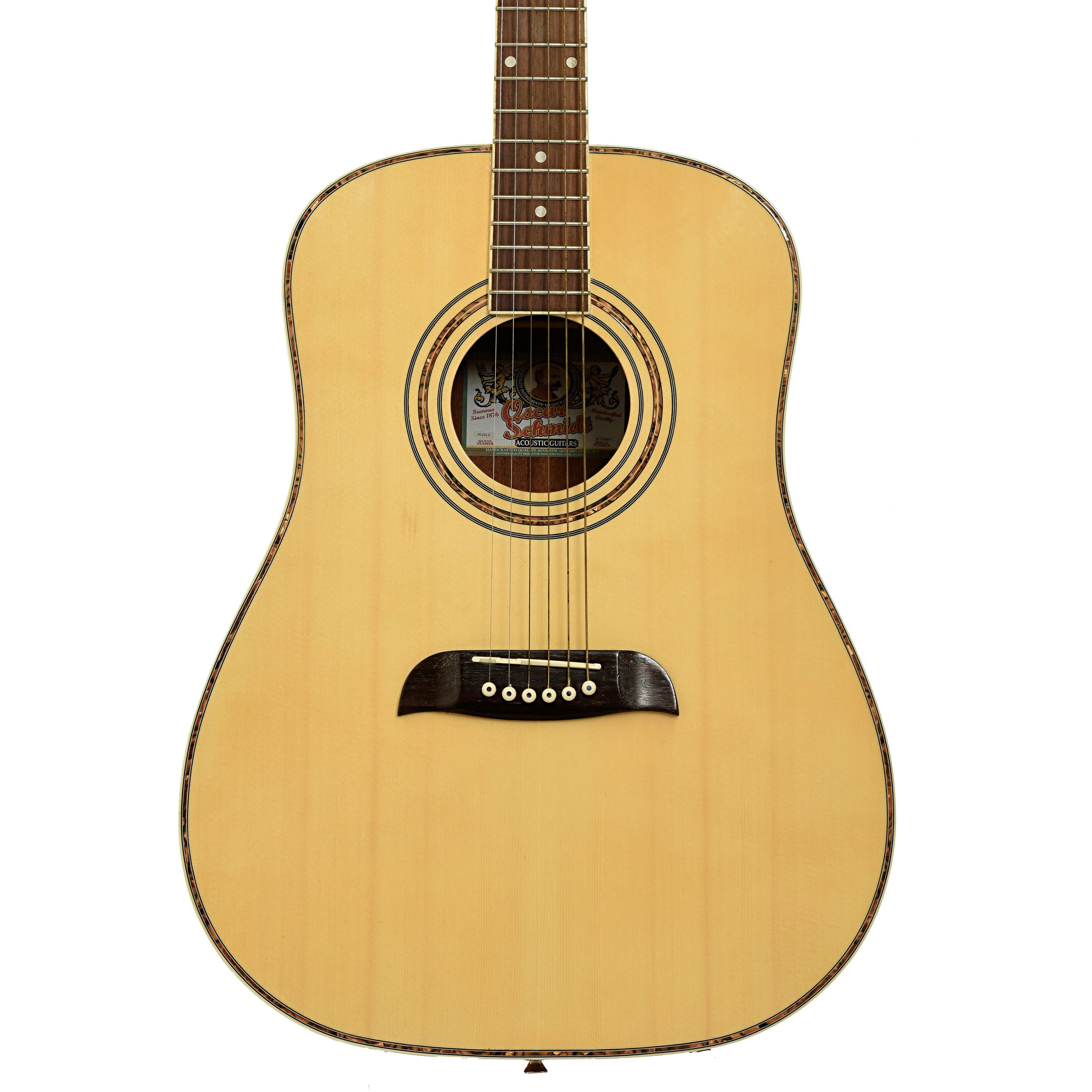 Oscar Schmidt by Washburn OG2N LH Acoustic Guitar (c.2019) - Image 2
