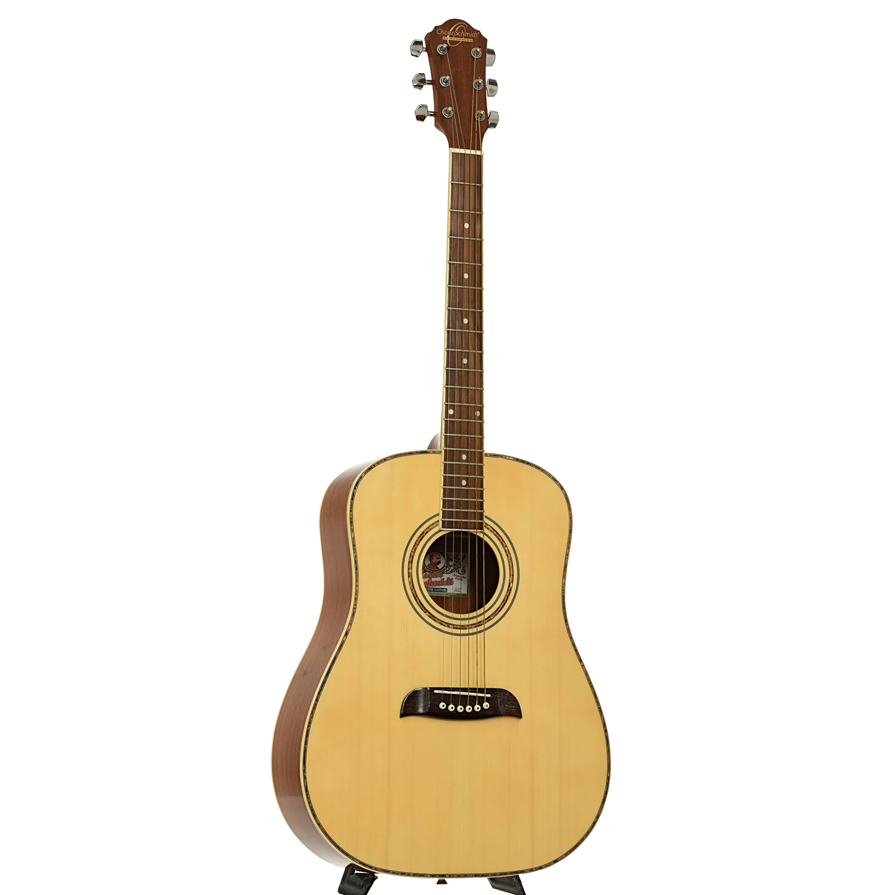 Oscar Schmidt by Washburn OG2N LH Acoustic Guitar (c.2019) - Image 3