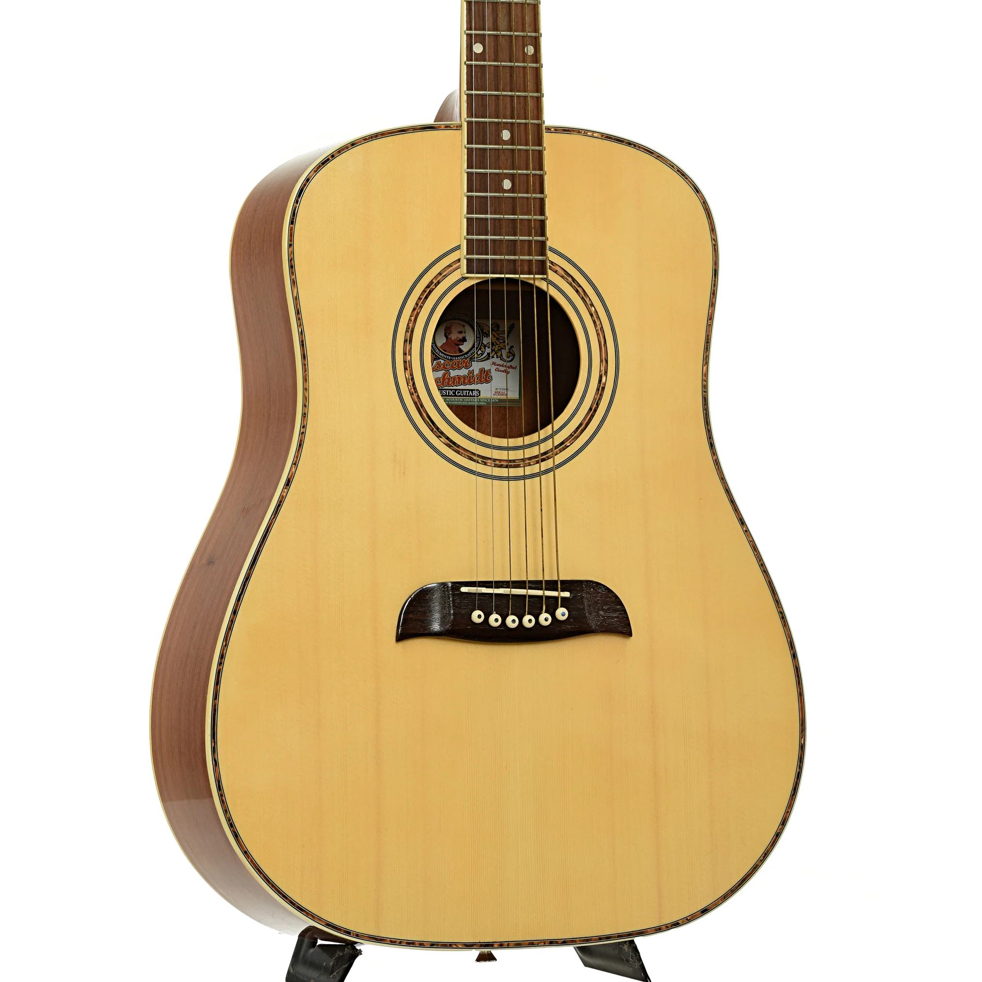 Oscar Schmidt by Washburn OG2N LH Acoustic Guitar (c.2019) - Image 4