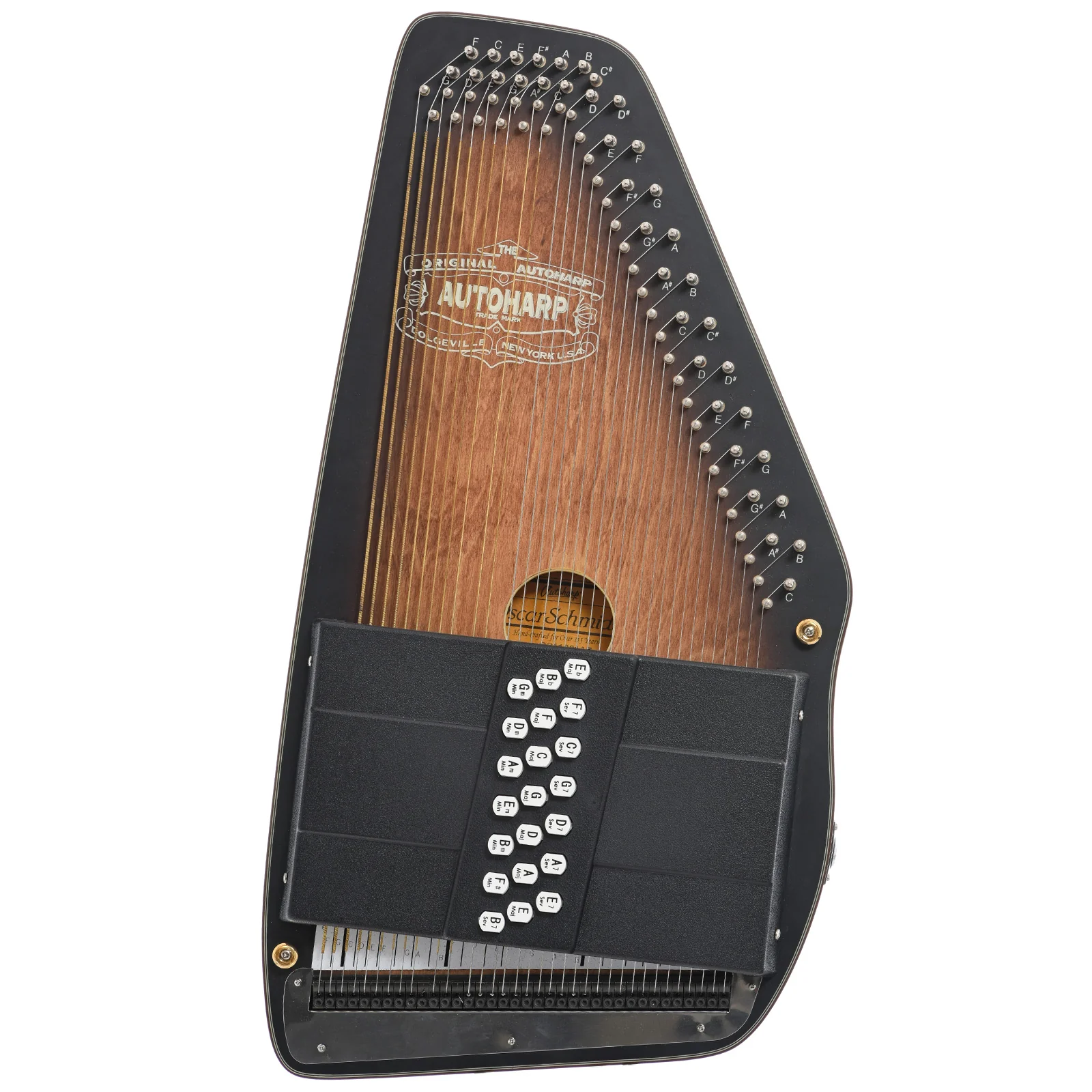 Oscar Schmidt OS11021AE Americana Electric Autoharp (2020) - Image 2