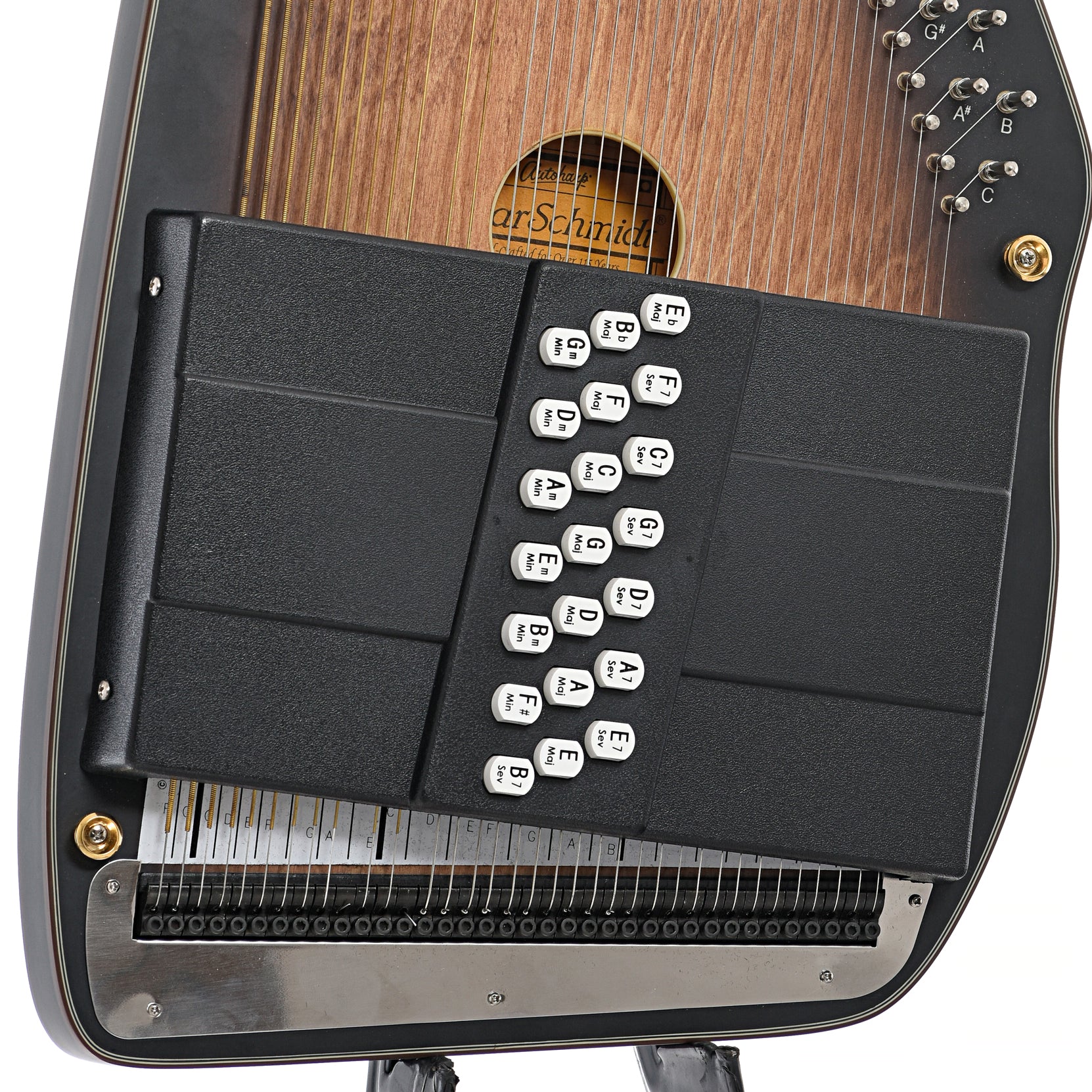 Oscar Schmidt OS11021AE Americana Electric Autoharp (2020) - Image 3
