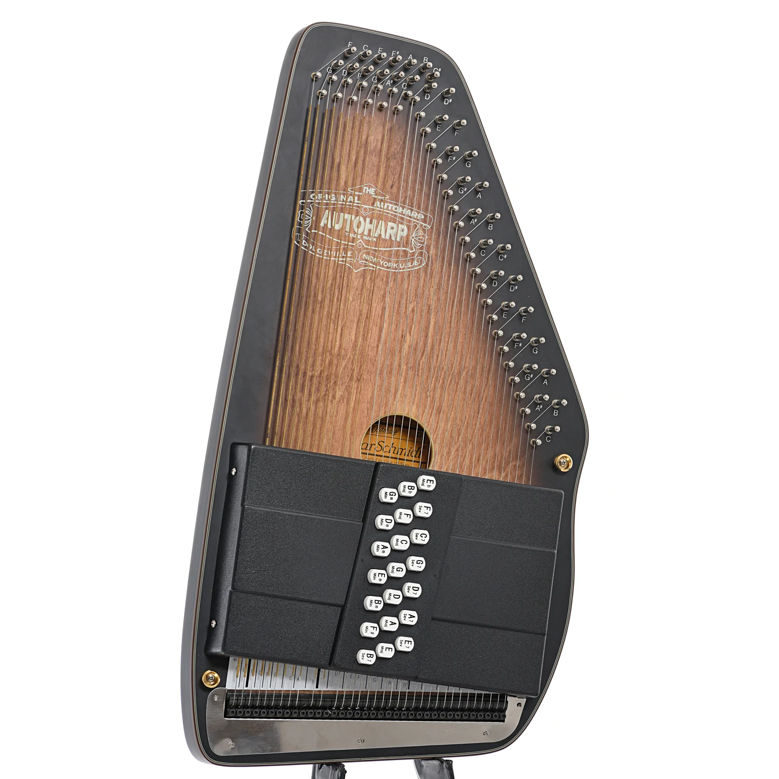 Oscar Schmidt OS11021AE Americana Electric Autoharp (2020) - Image 8
