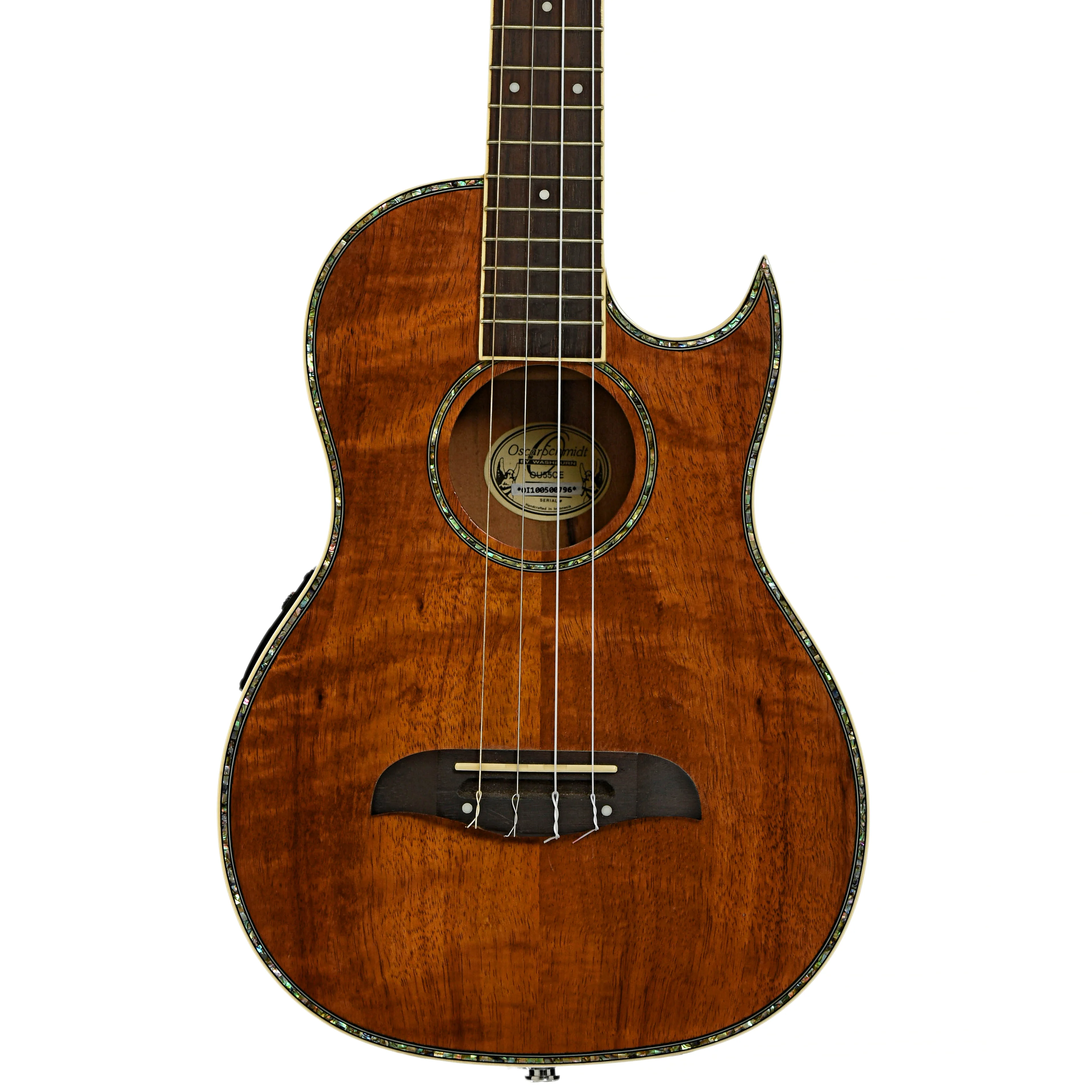 Oscar Schmidt OU55CE Baritone Ukulele (2010) - Image 2