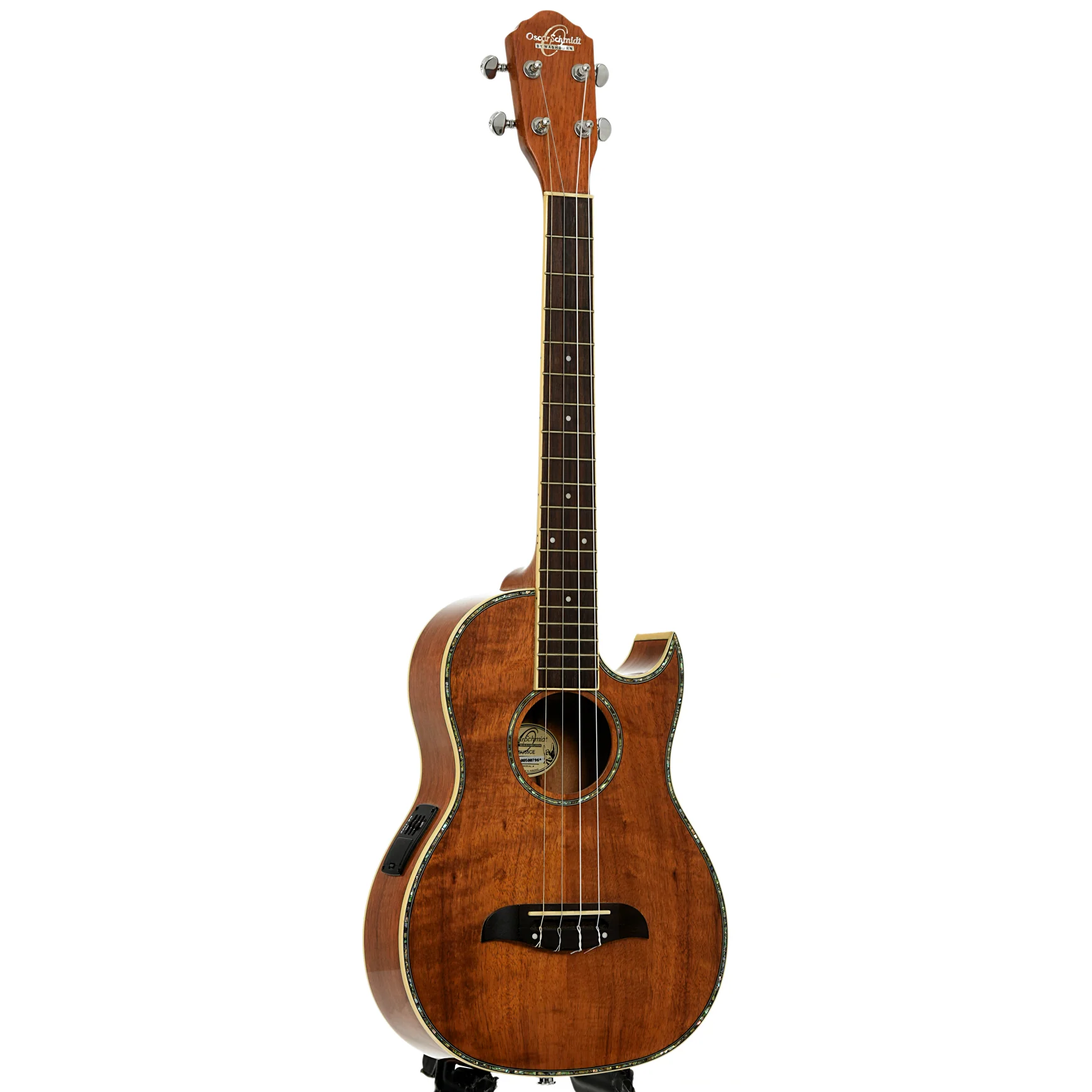 Oscar Schmidt OU55CE Baritone Ukulele (2010) - Image 3