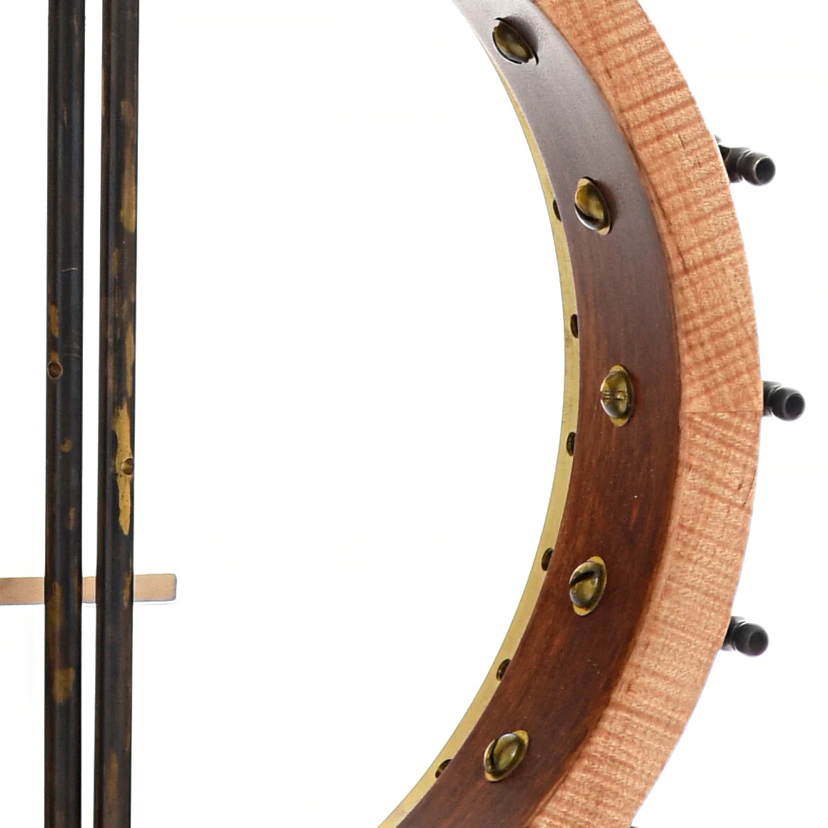 Pattison 11" Tubaphone Banjo, Curly Maple - Image 10