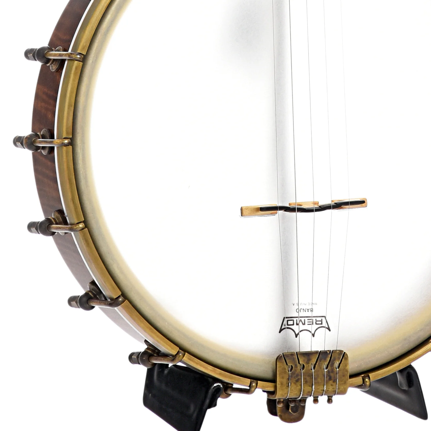 Pattison 11" Tubaphone Banjo, Curly Maple - Image 4