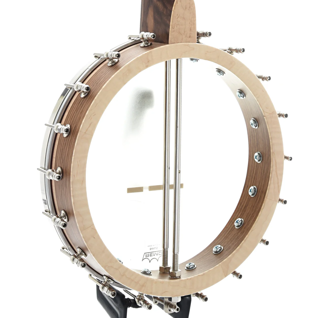 Pattison Mountain Sounds Openback Banjo, Brass Hoop Tone Ring - Image 10