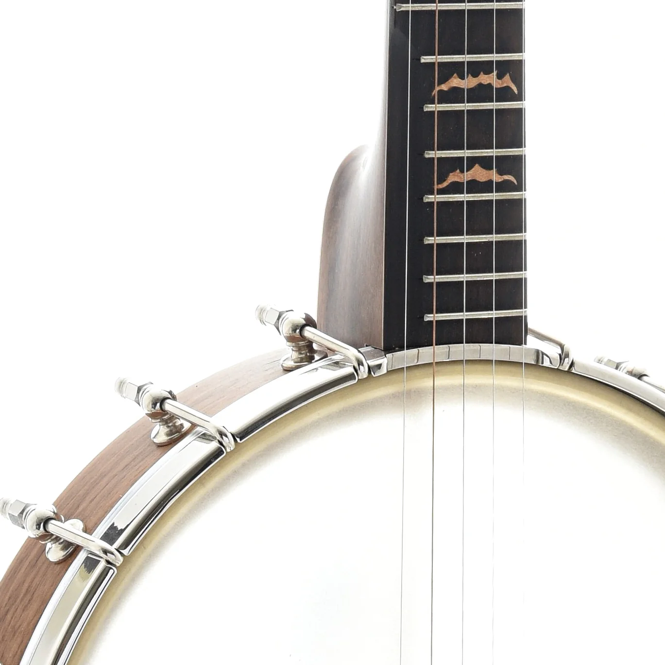 Pattison Mountain Sounds Openback Banjo, Brass Hoop Tone Ring - Image 4