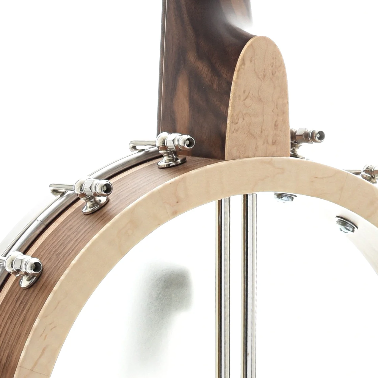 Pattison Mountain Sounds Openback Banjo, Brass Hoop Tone Ring - Image 8