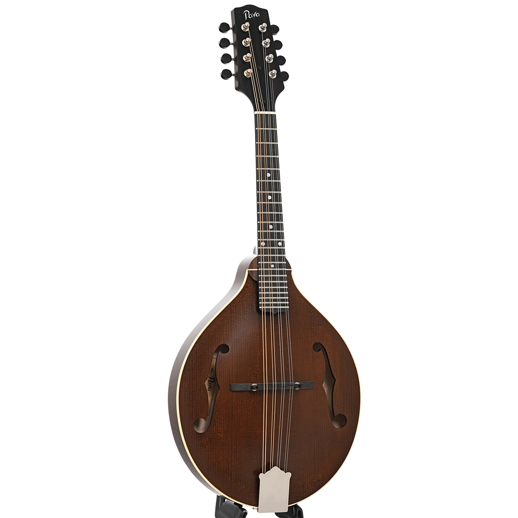 Pava A5 Satin Model Mandolin & Case, Brown - Image 12