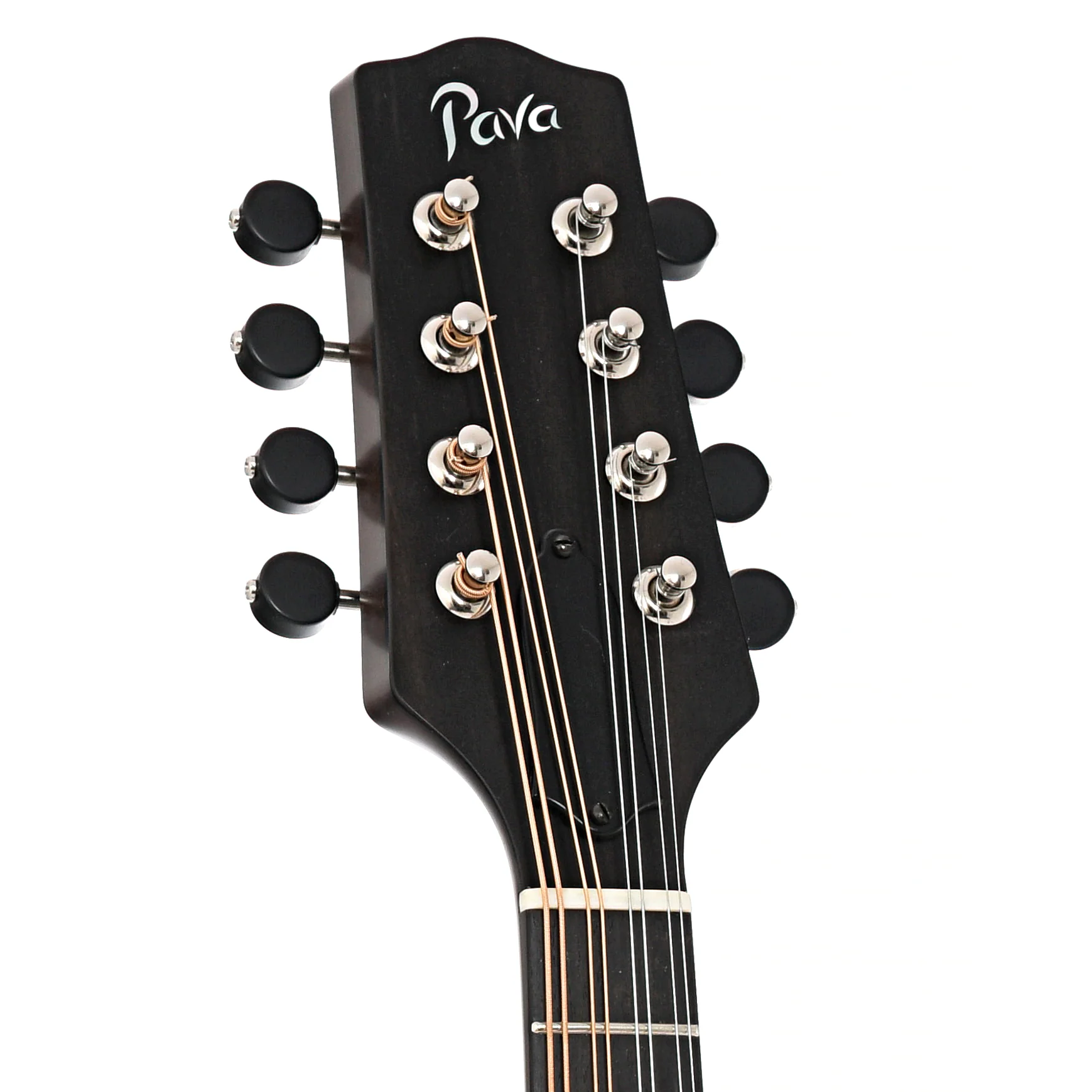 Pava A5 Satin Model Mandolin & Case, Brown - Image 8