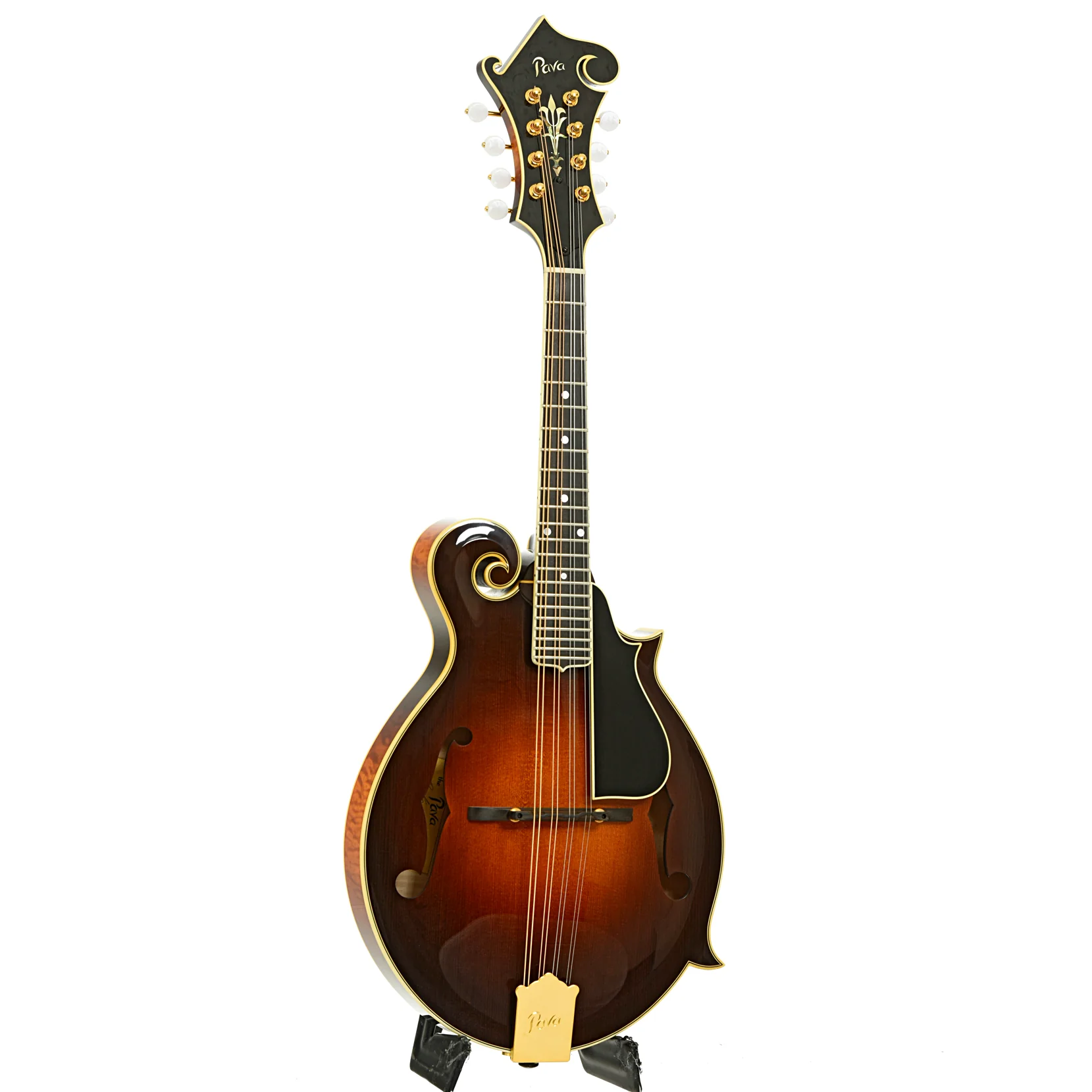 Pava F5 Pro Mandolin & Case, Sunburst Finish - Image 3