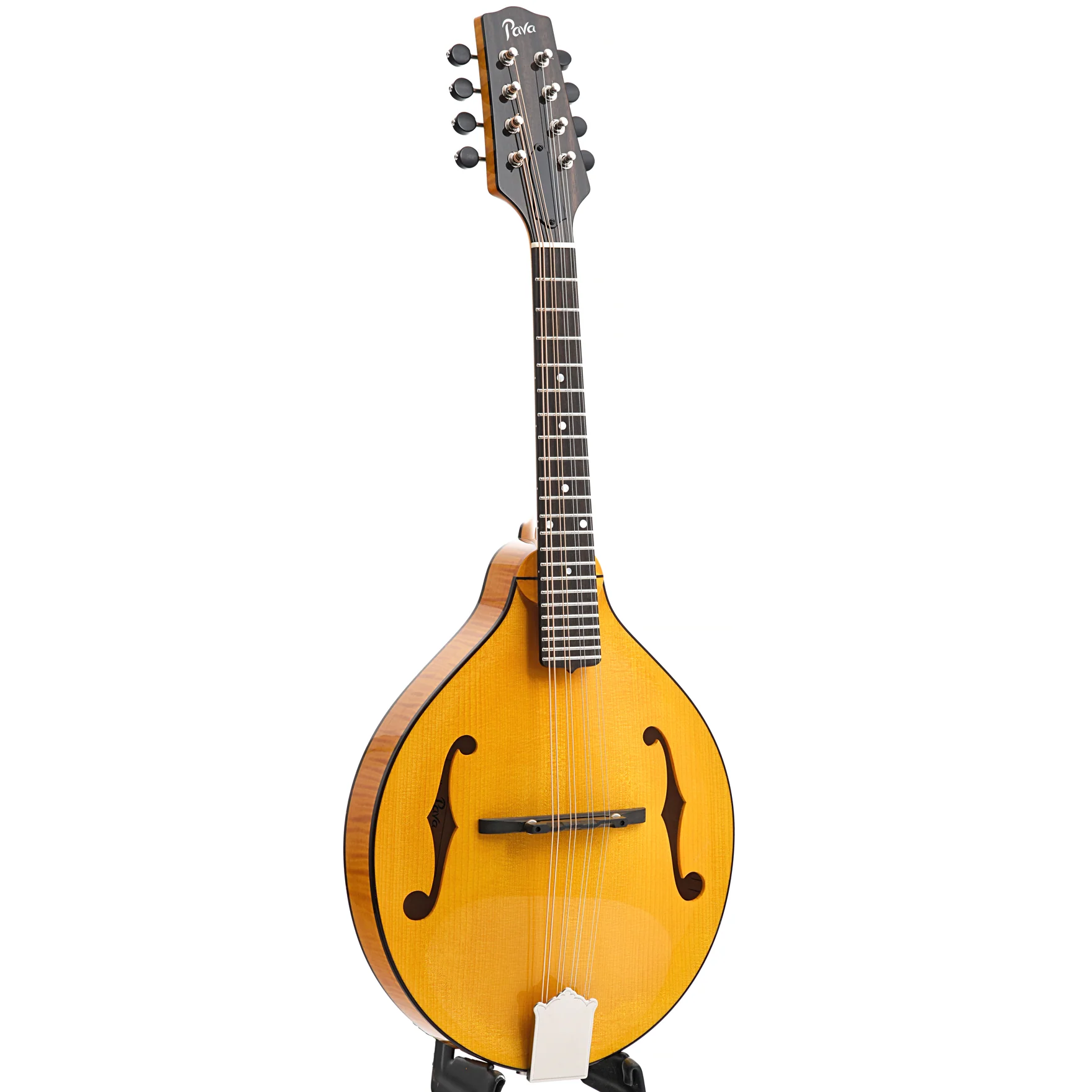 Pava Player Model A-Mandolin & Case, Amber - Image 4
