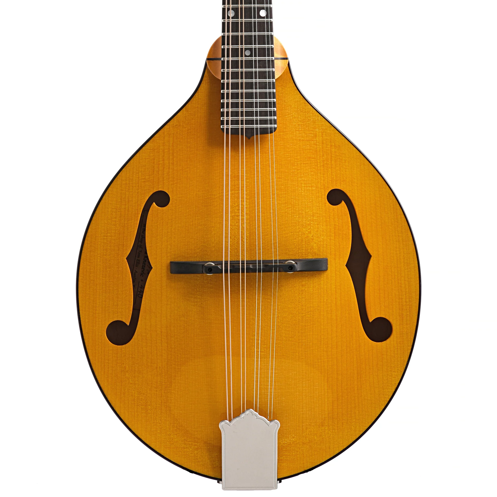 Pava Player Model A-Mandolin & Case, Amber - Image 5