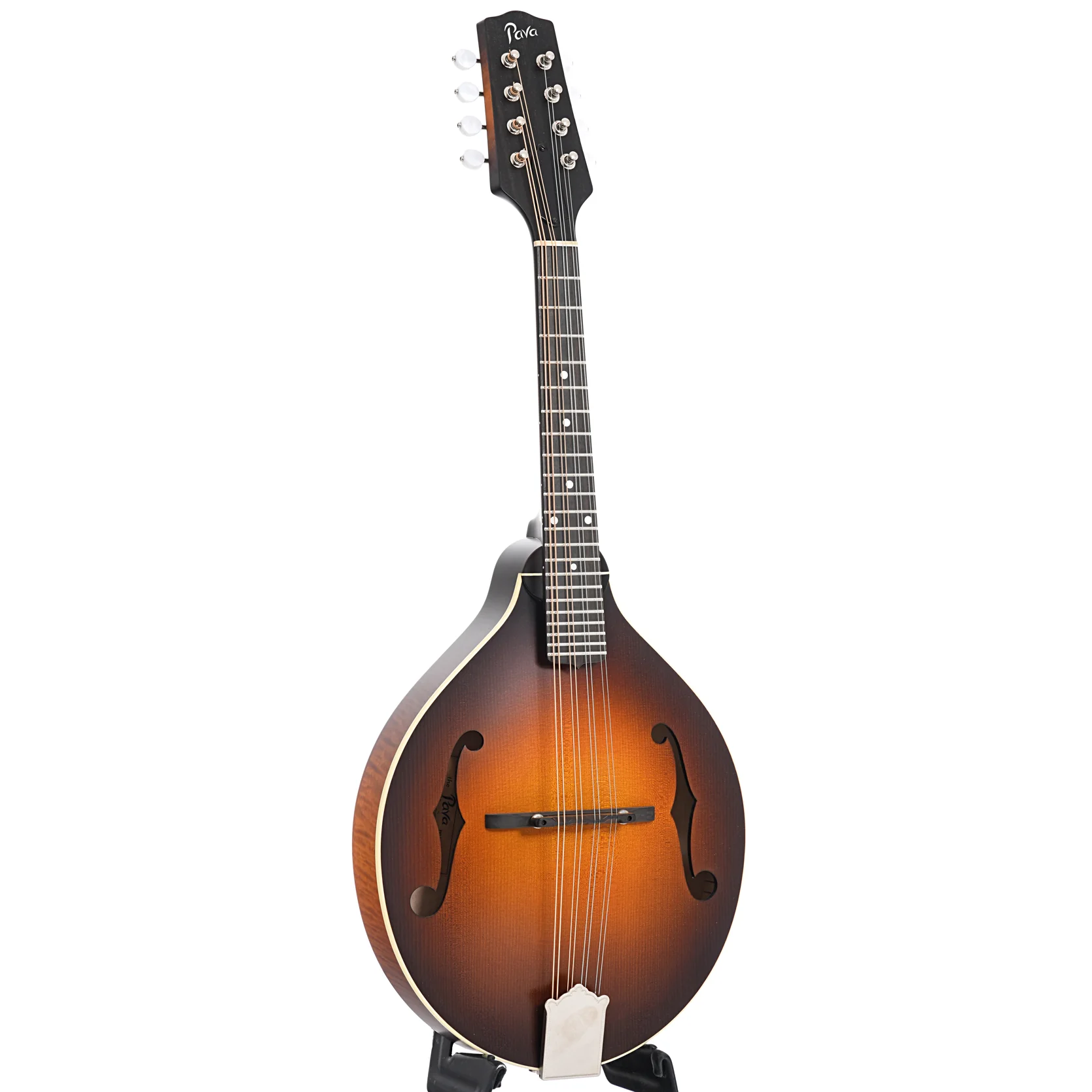 Pava A5 Satin Model Mandolin & Case, Sunburst - Image 11