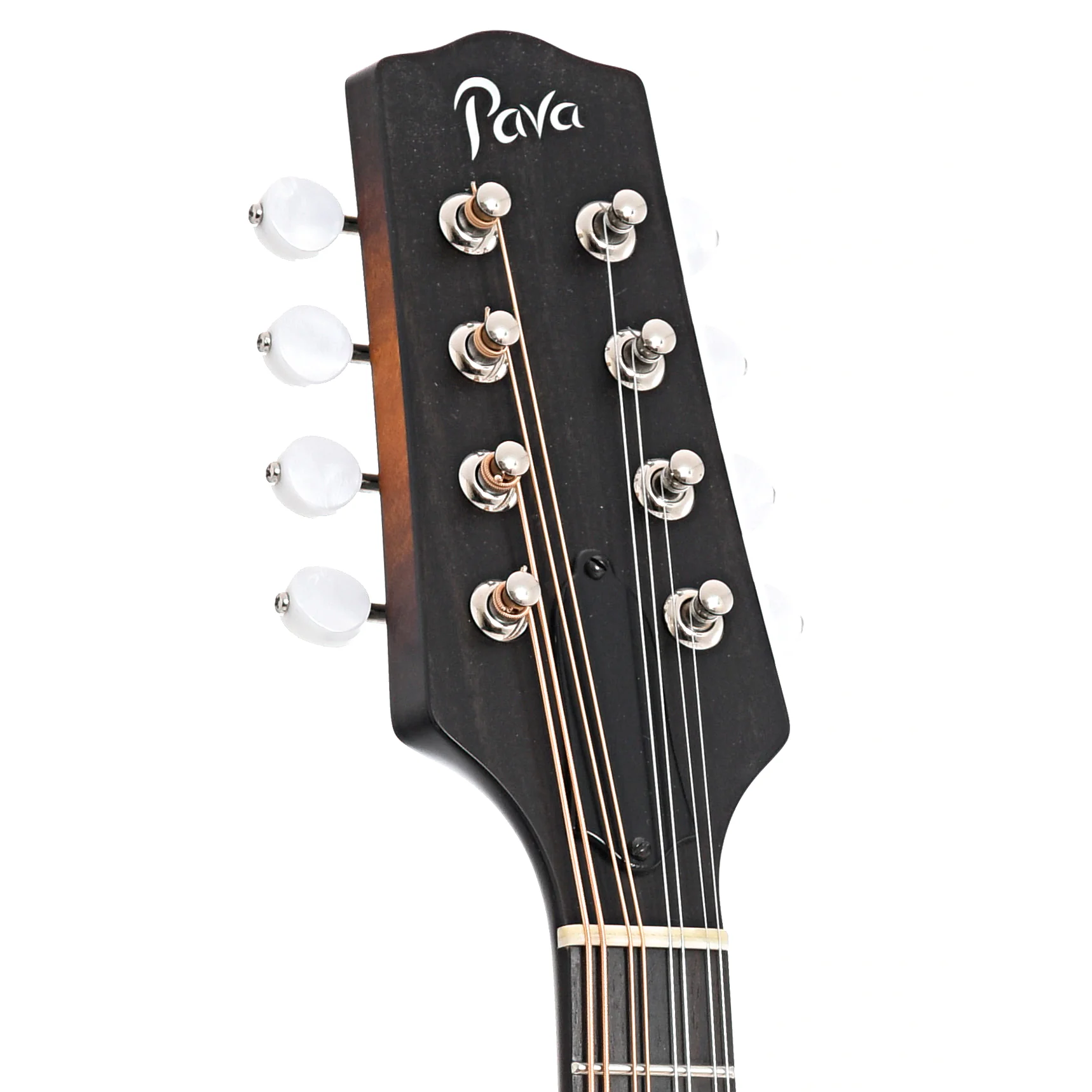 Pava A5 Satin Model Mandolin & Case, Sunburst - Image 7