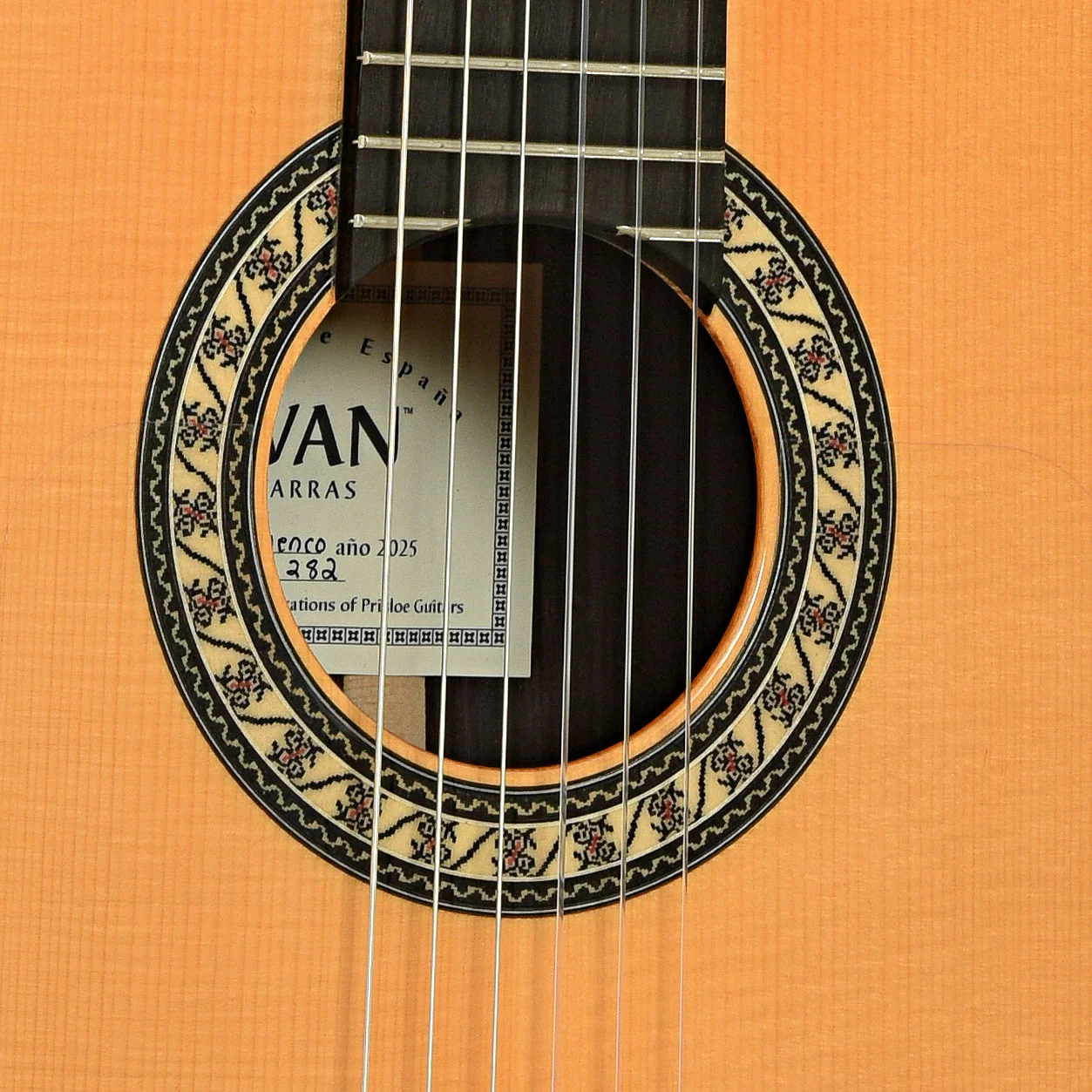Pavan Flamenca Negra Spruce Classical Guitar (2025) - Image 6