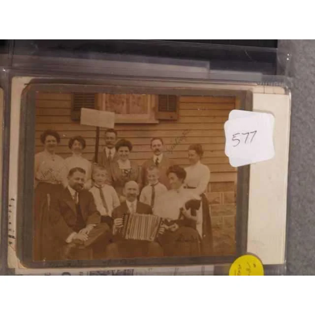 Photo: Group Outside House with Button Accordion - Image 2