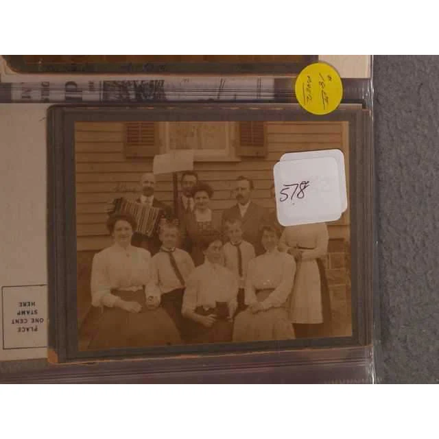 Photo: Group Outside House with Button Accordion - Image 2