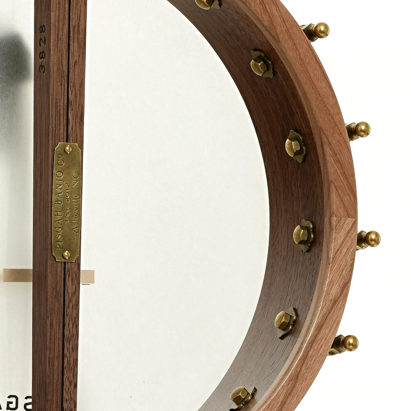 Pisgah Appalachian 11in Short Scale Left-Handed Openback Banjo & Gigbag, Walnut - Image 10
